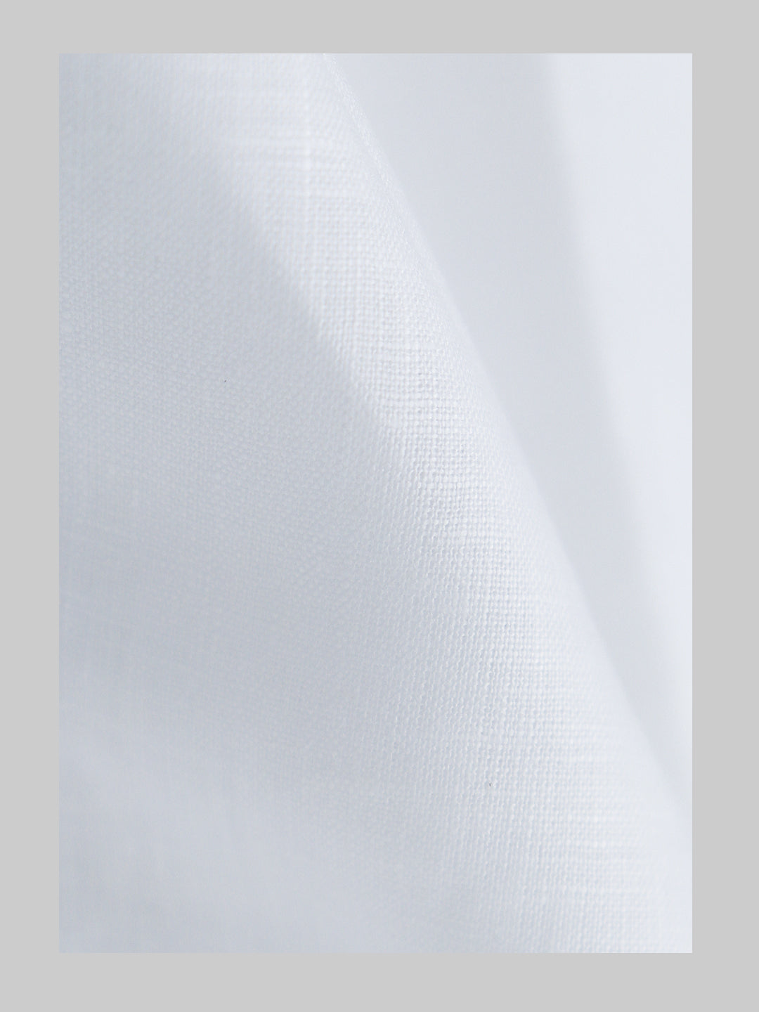 Pure Linen Self Design White Shirt Fabric Linen Park