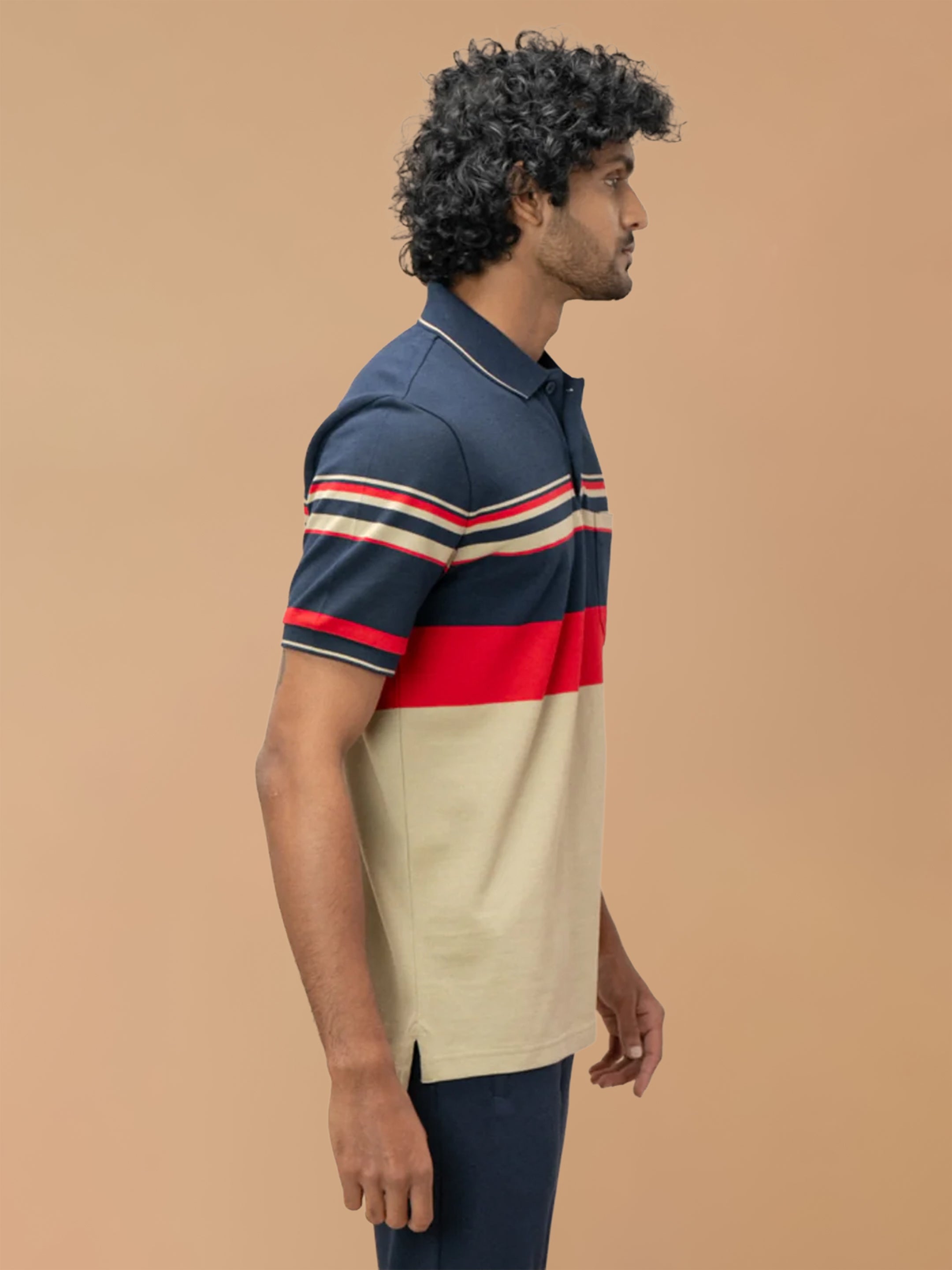 Stripper Cotton Rich Polo Salsa