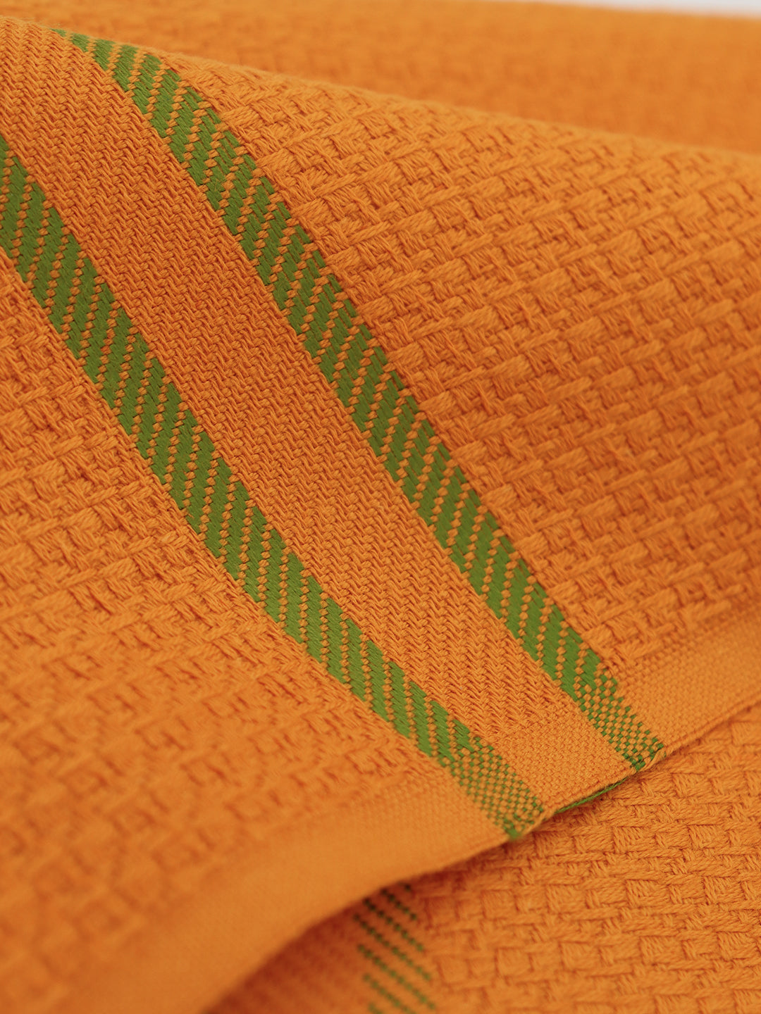 100% Cotton Self Designed Bath Towel Orange Magnus MCS02