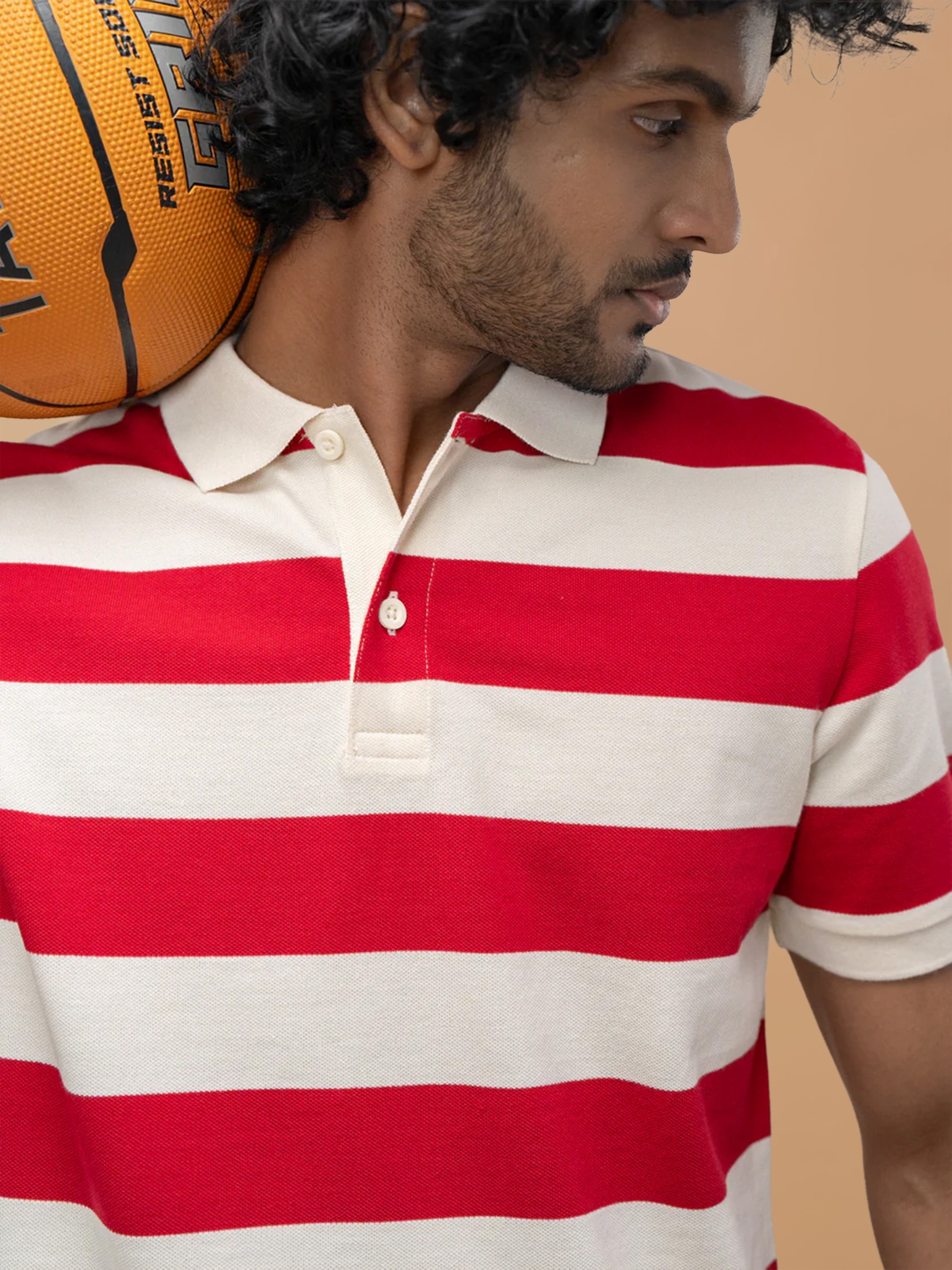 Stripper Cotton Rich Polo Chilly Pepper