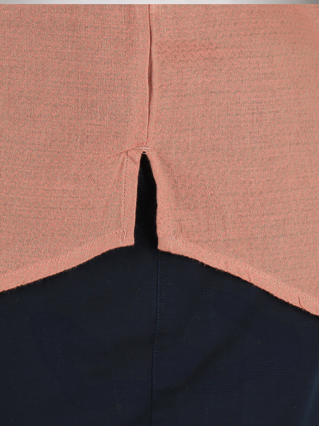 Men Peach Short Length Pocket Kurta with Black Dhoti Set RJ43