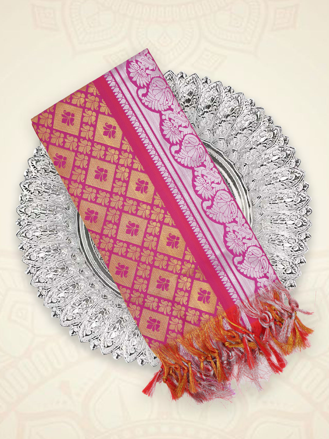 Art Silk Ponnadai Shawl Assorted Colour 513