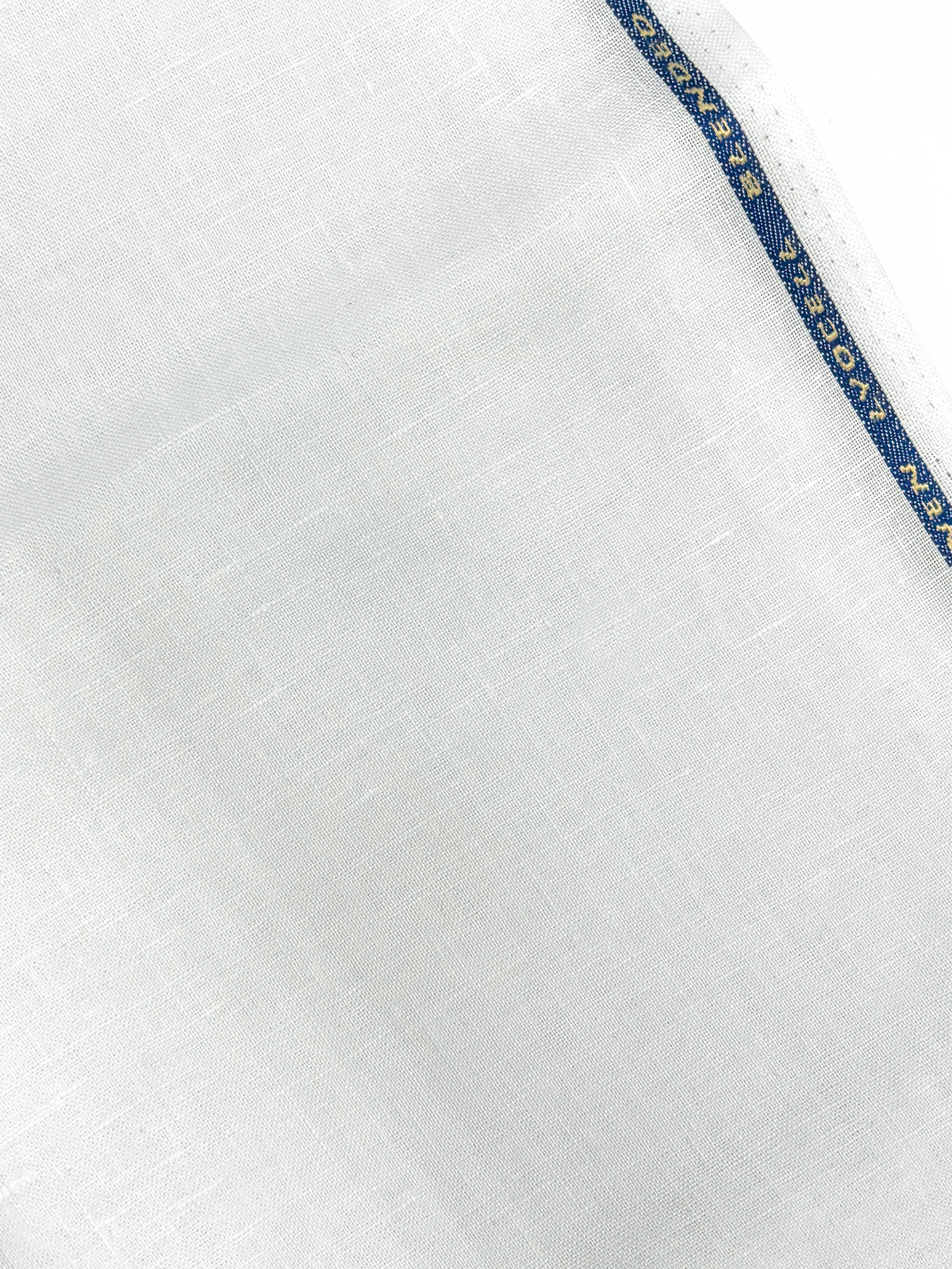 Linen Lyocell White Shirt Fabric 40 LEA