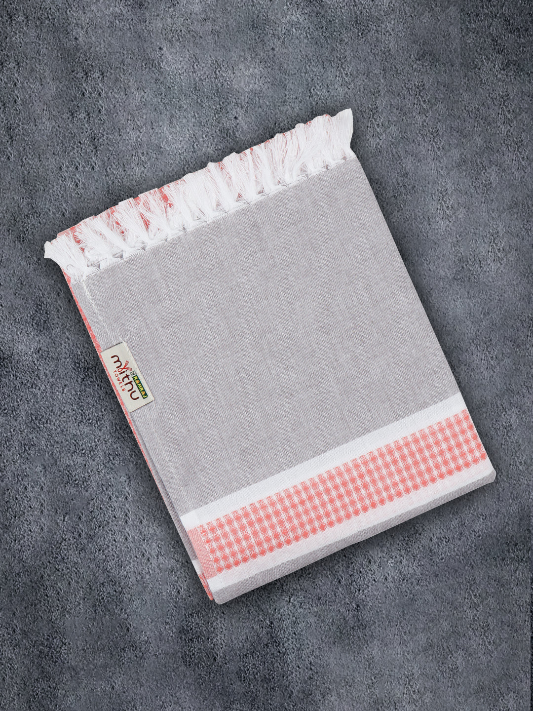 100% Cotton Checked Family Bath Towel Signature 1110 (Pack of 5)