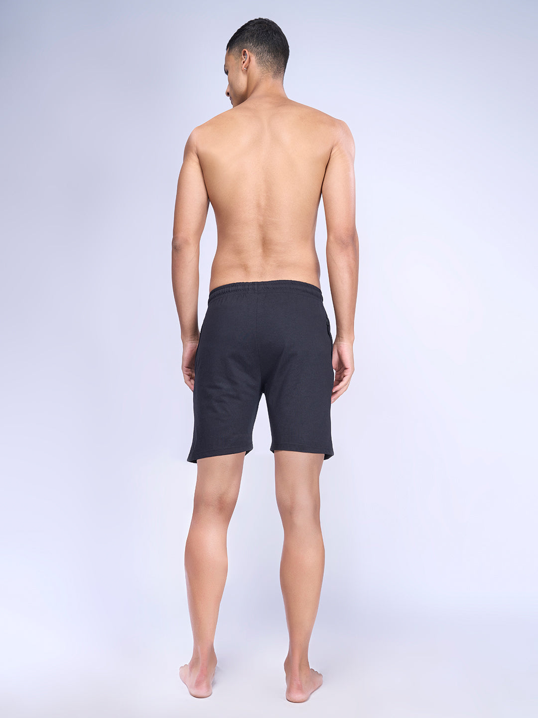 Men Combed Cotton Rich Expert Shorts Black ES1