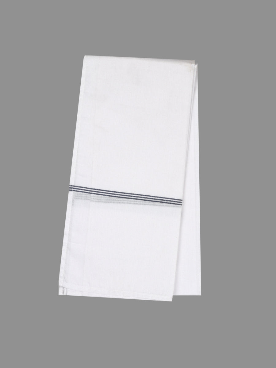 Cotton White Bath Towel SB Towel M/W 134 (3 in 1)-BLack
