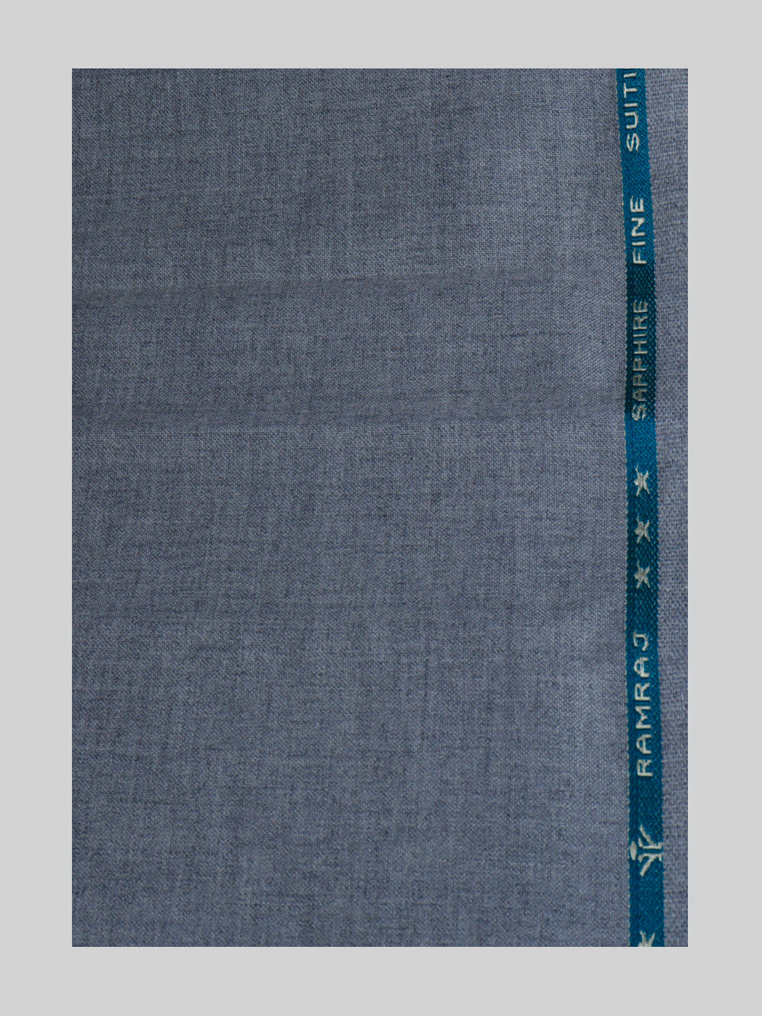 Cotton Plain Shirting & Suiting Set Uniform Bluish-Gray Safari