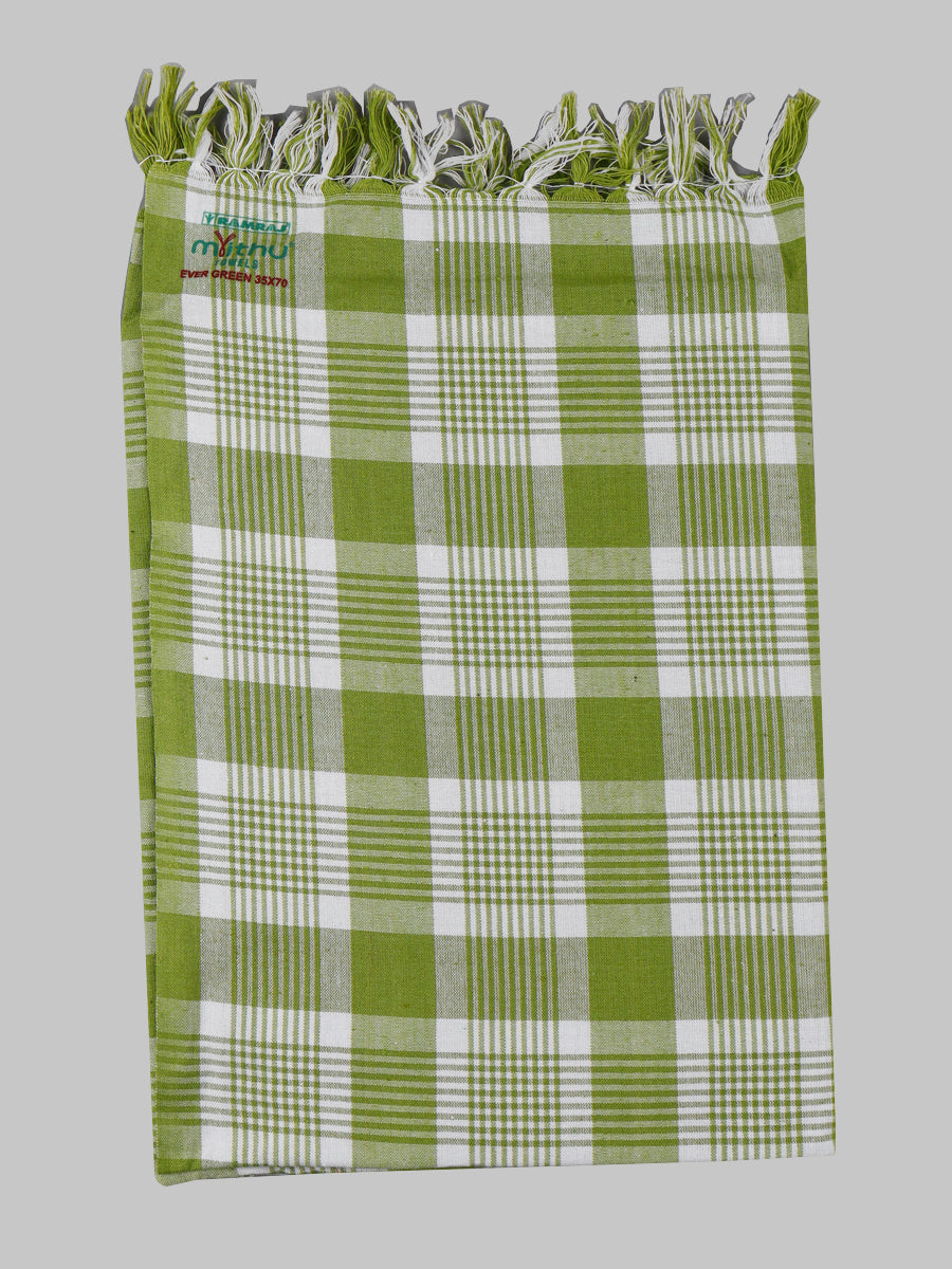 Cotton Colour Bath Towel Ever Green Plain-Green
