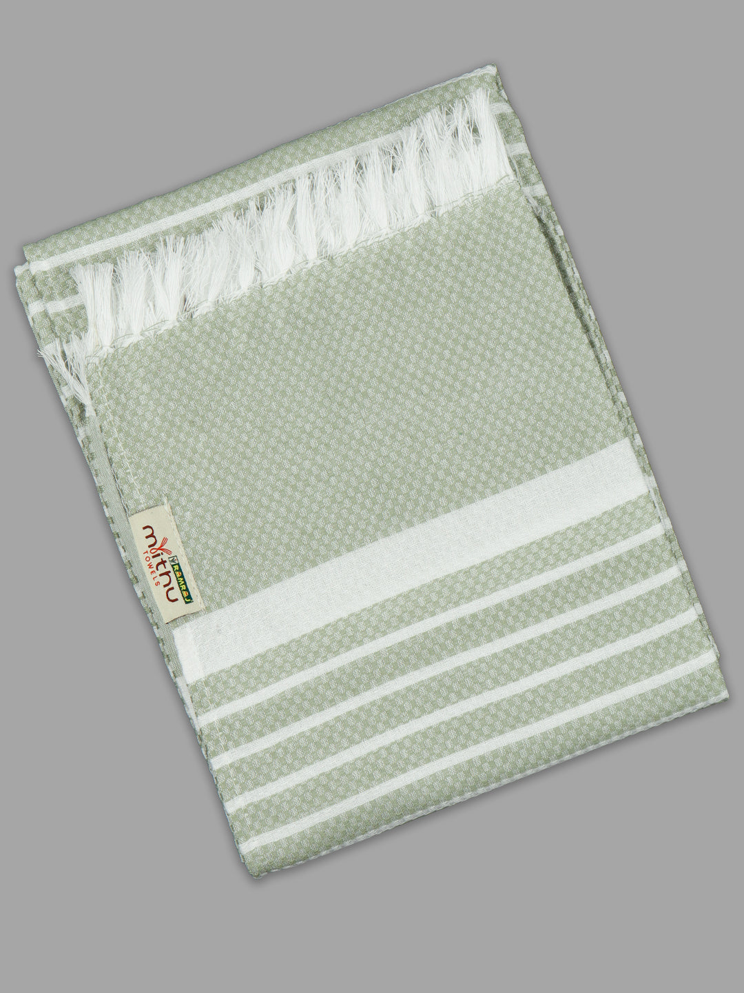 100% Cotton Self Designed Family Bath Towel Signature 1123 (Pack of 5)