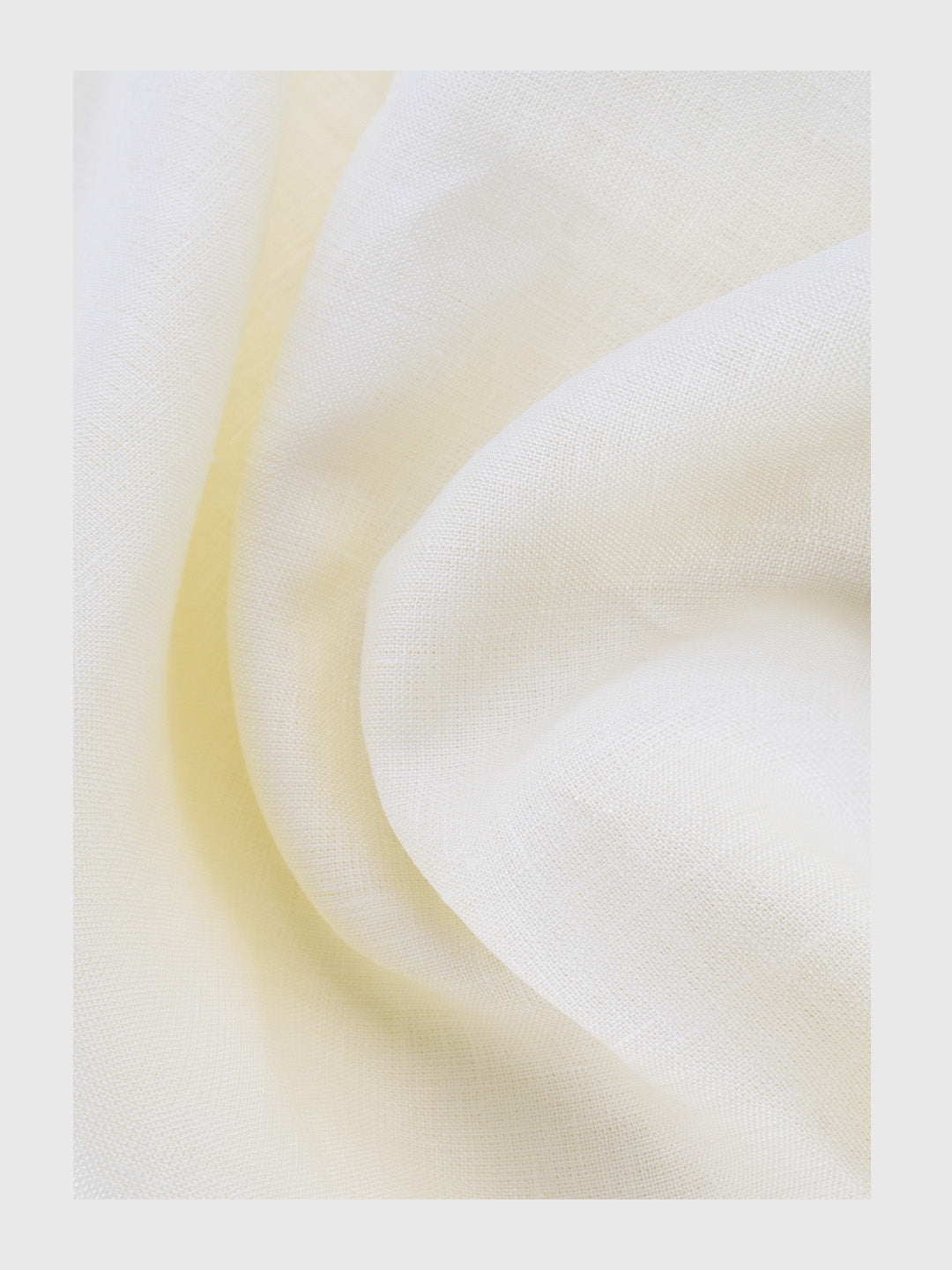 Pure Linen Shirt Fabric Cream Linen Classic