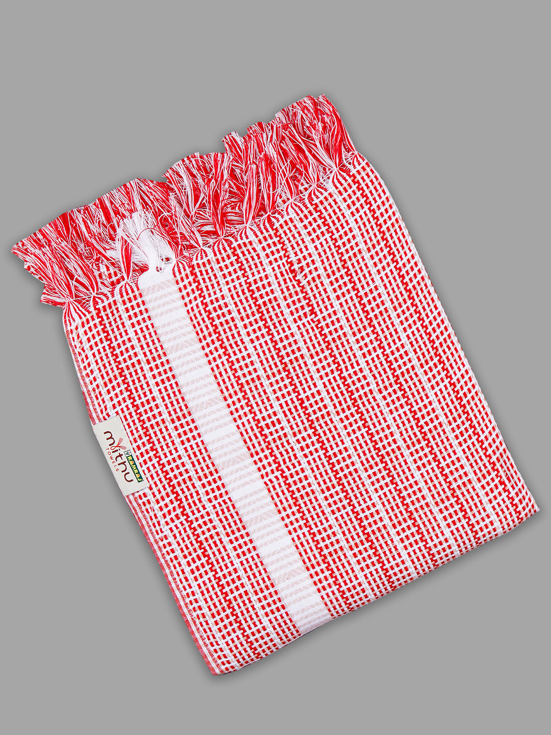 100% Cotton Self Designed Family Bath Towel Signature 1132 (Pack of 5)