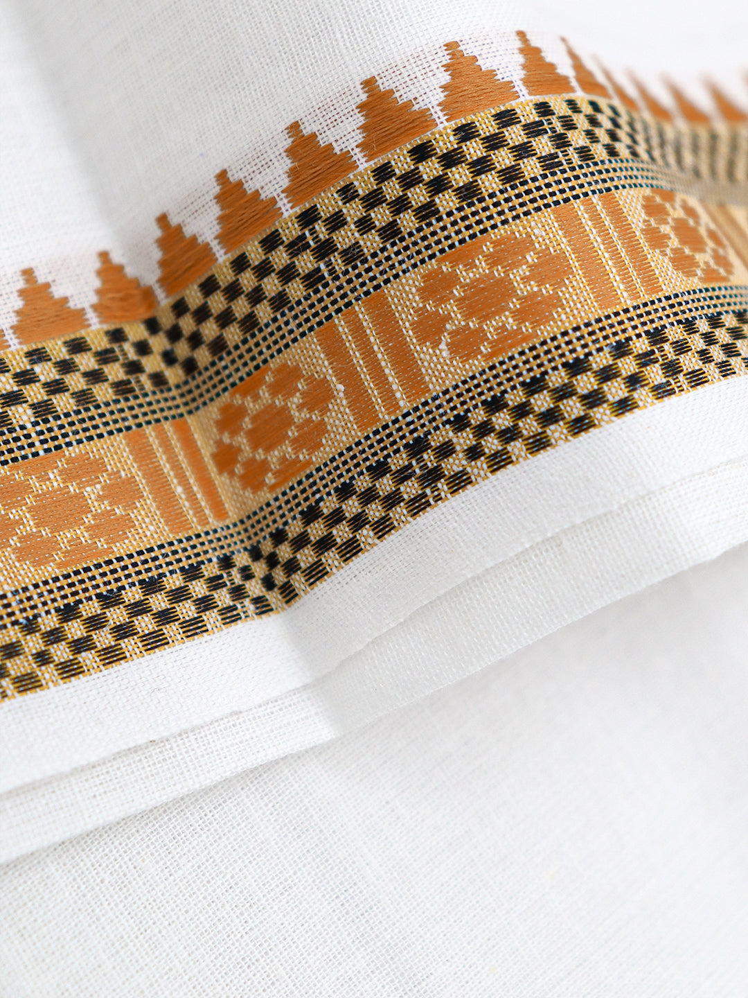 Men Cotton Fancy Border Towel Rakuram