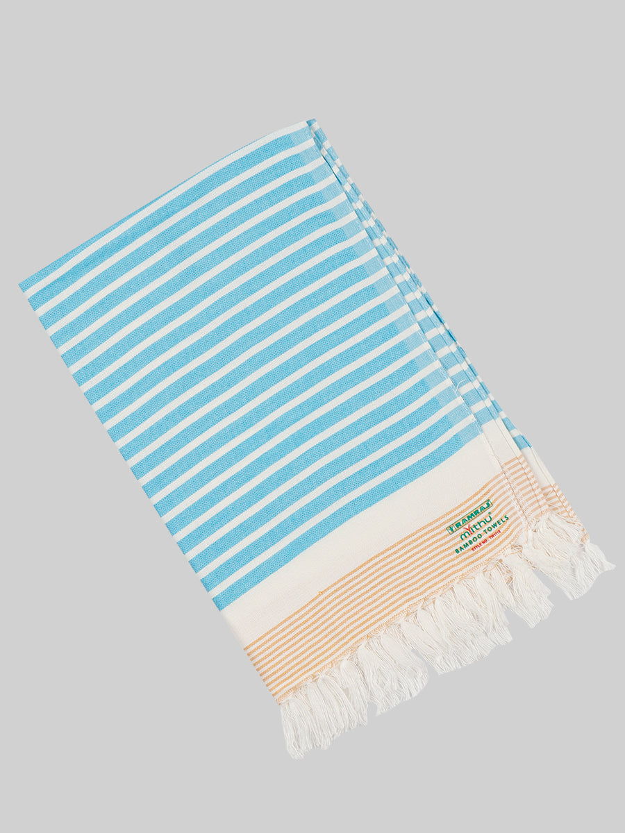 Quick Absorbent & Ultra Soft Bamboo Assorted Colour Hand Towels (Pack of 4)