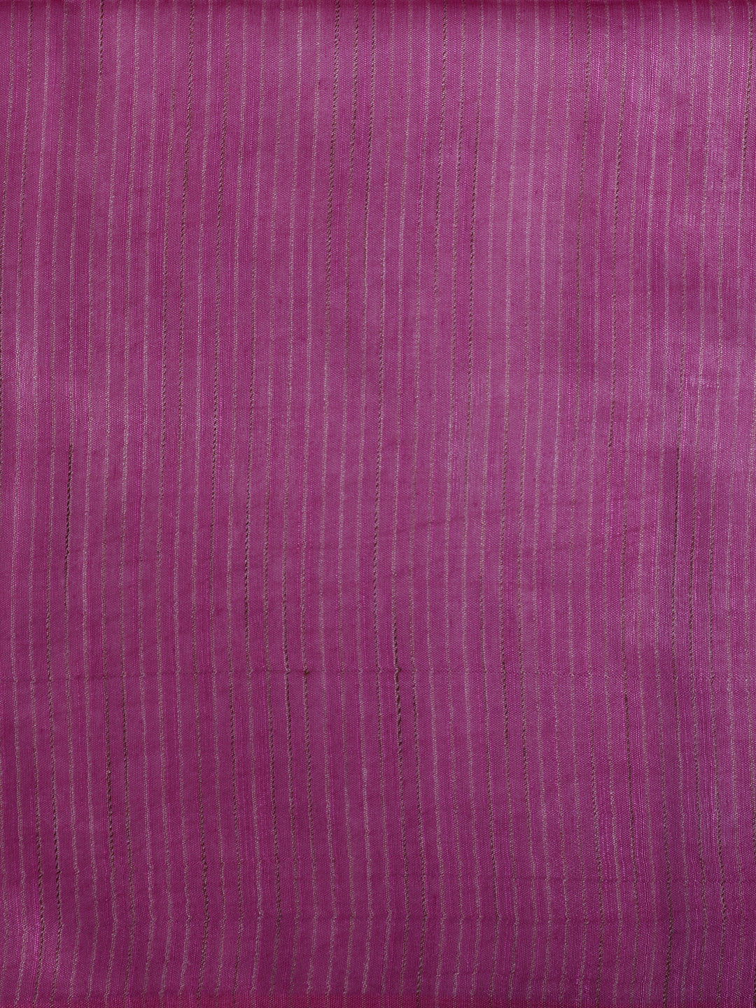 Women Semi Tussar Purple Striped Saree ST362