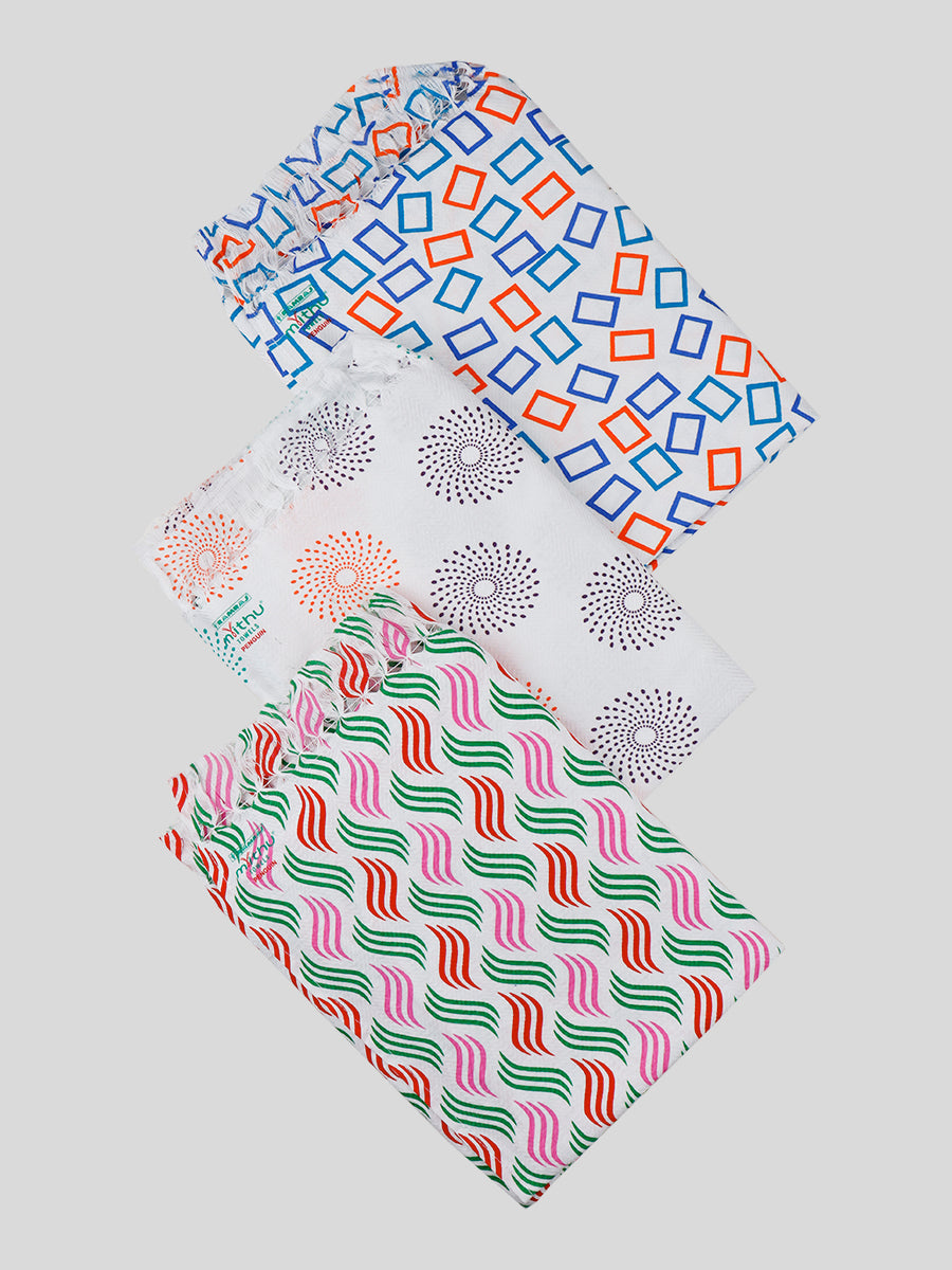Penguin Print Cotton Bath Towel-Mix alternative view