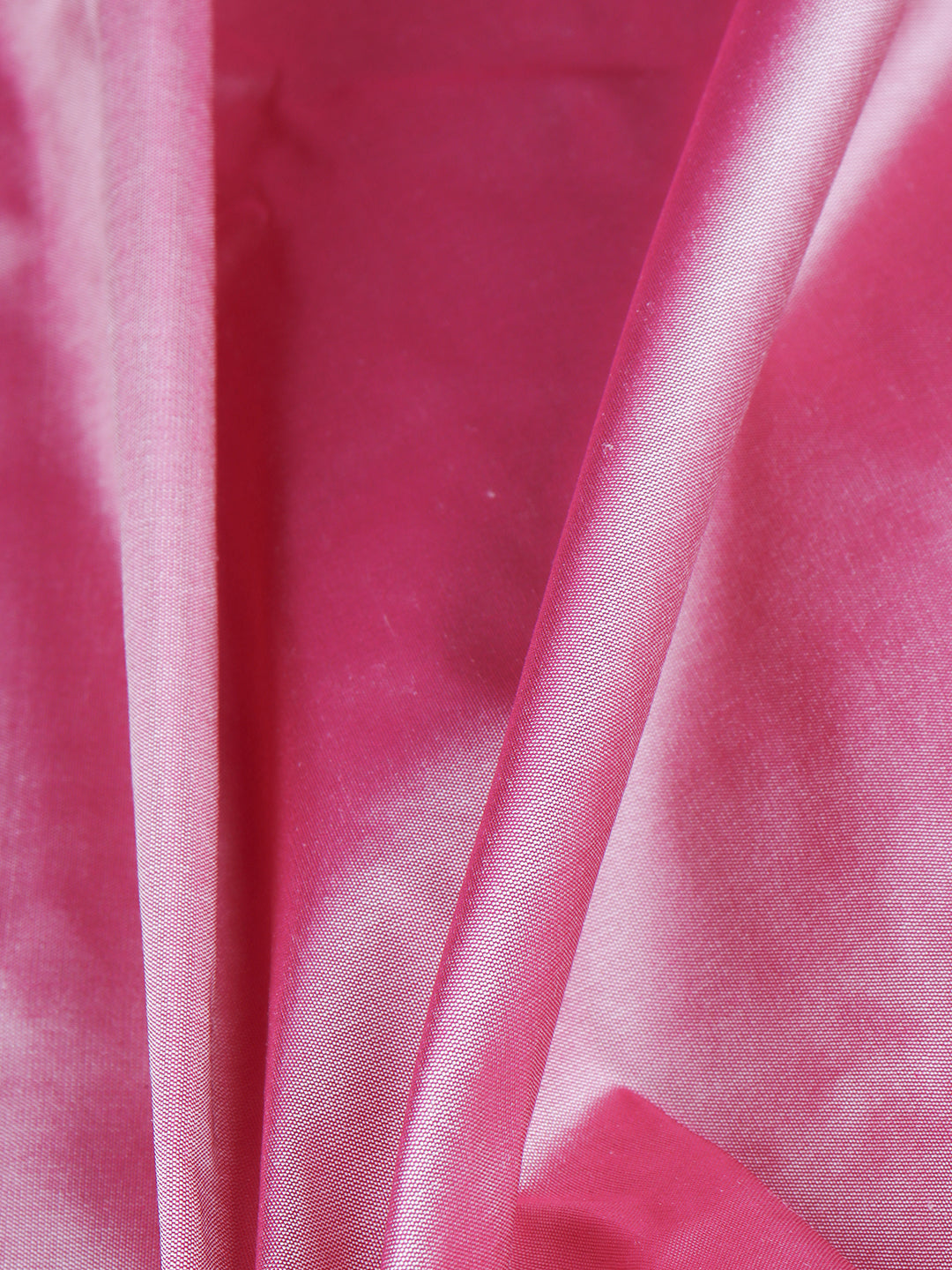 100% Silk Slubless Dupion Mens Shirting Fabric-Pink Colour