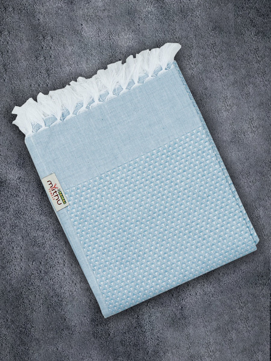 100% Cotton Signature Checked Bath Towel 1111 (Pack of 3)