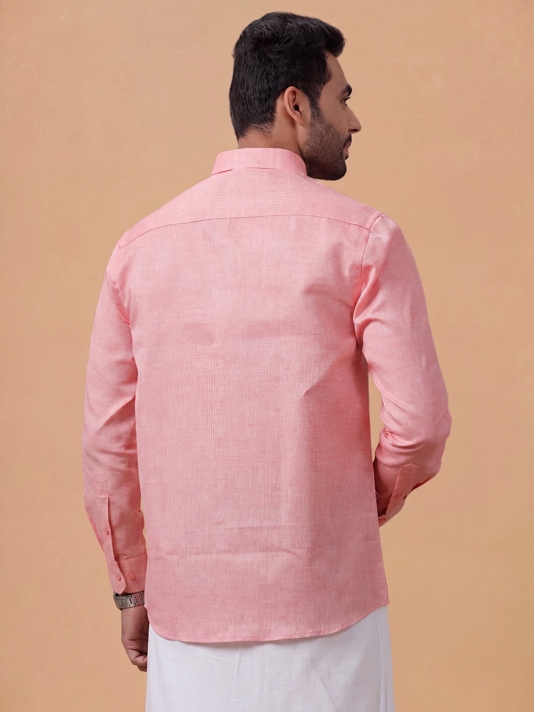 Cotton Rich LT Pink Regular Fit Shirt T3 CV11