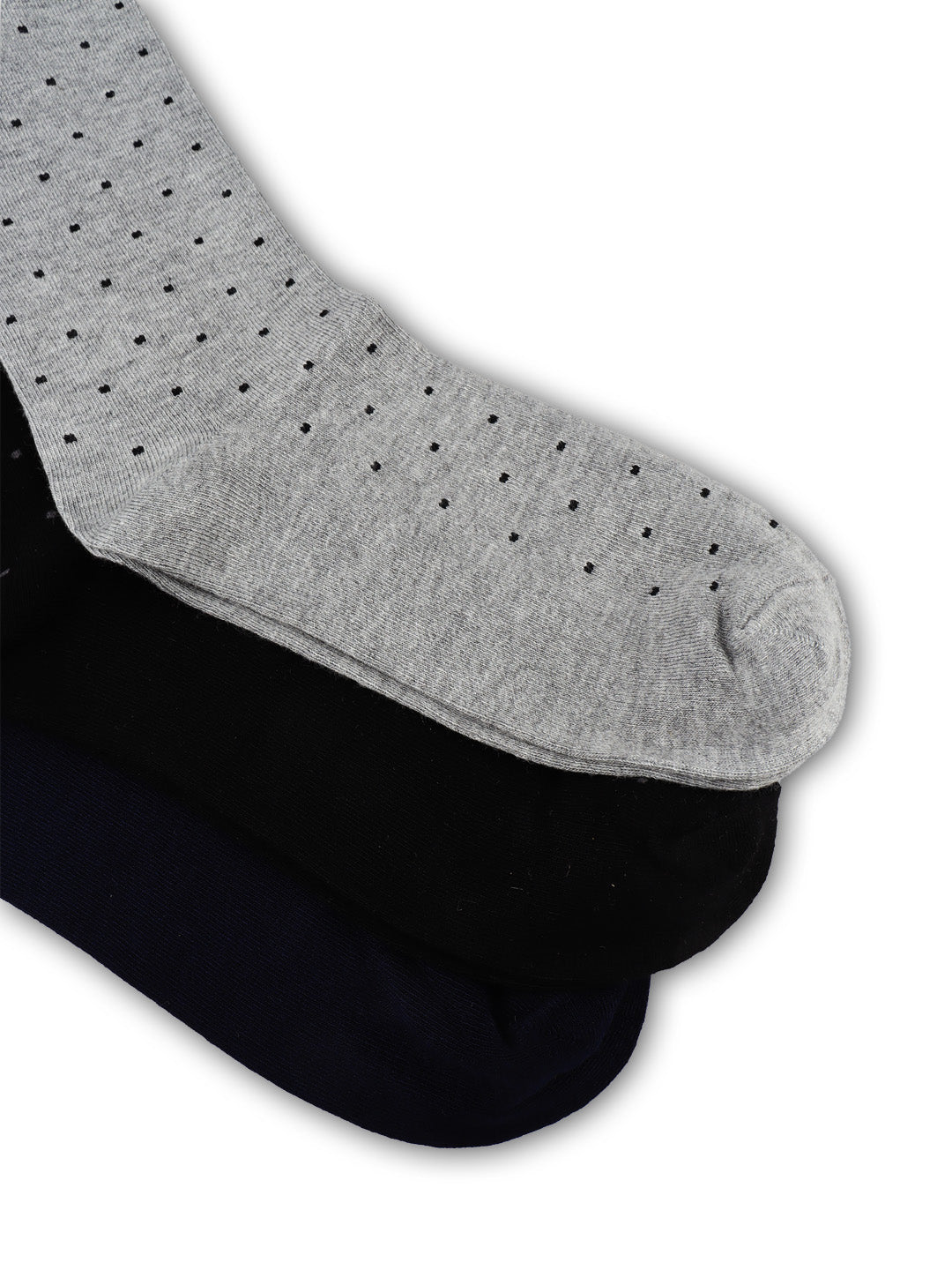 Men Assorted Formal Full Length Polka Dot Designed Socks FFD2