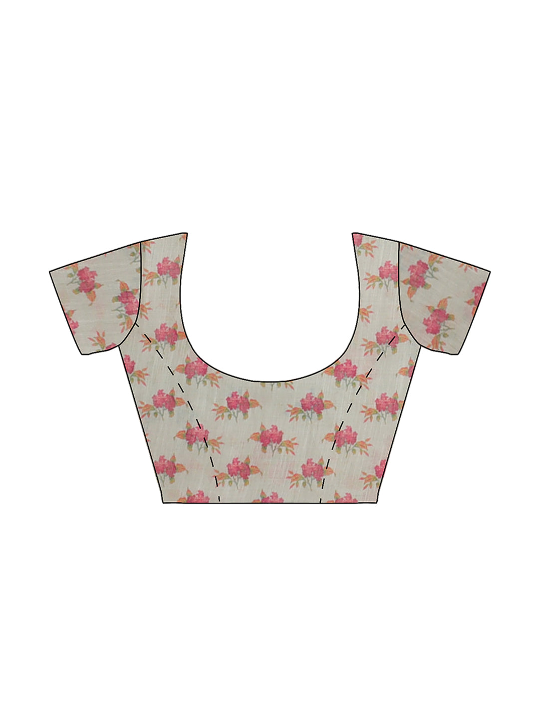 Women Semi Linen Saree Light Yellow SL208