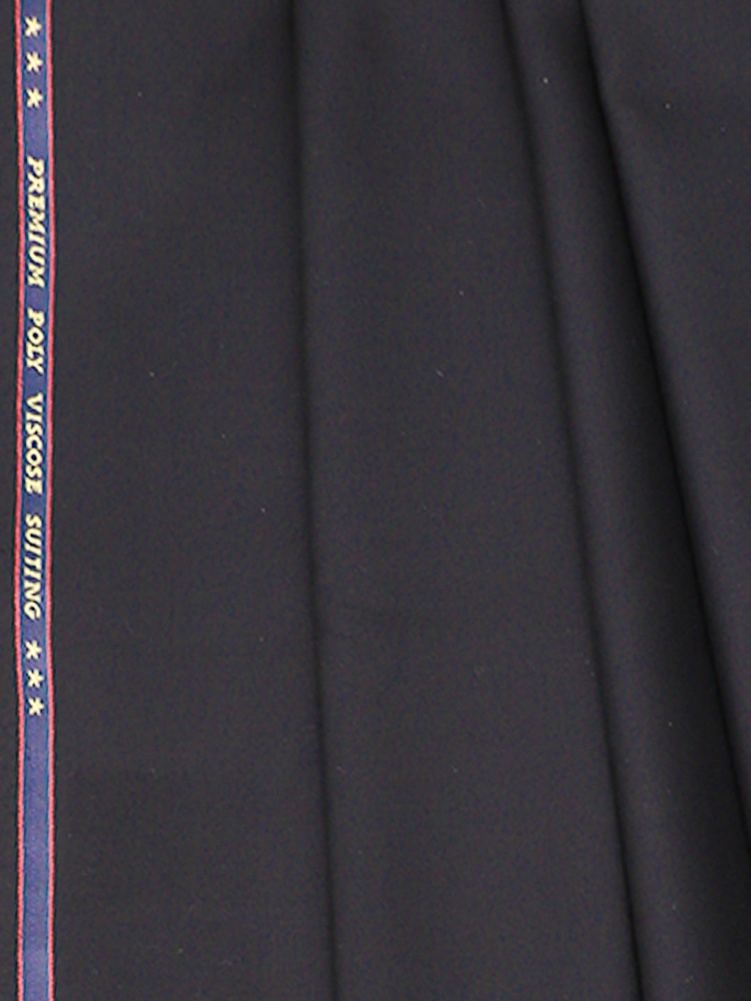 Premium Poly Viscose Plain Suiting Fabric Black Dream Craft