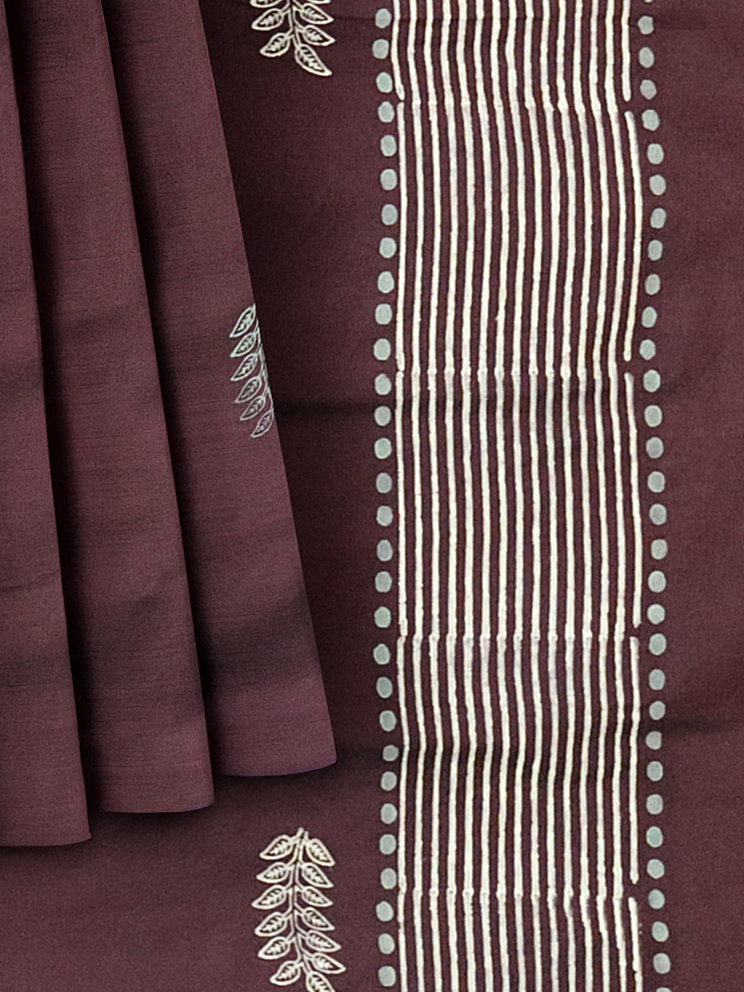 Women Maroon Cotton Saree with Double Blouse PCS208
