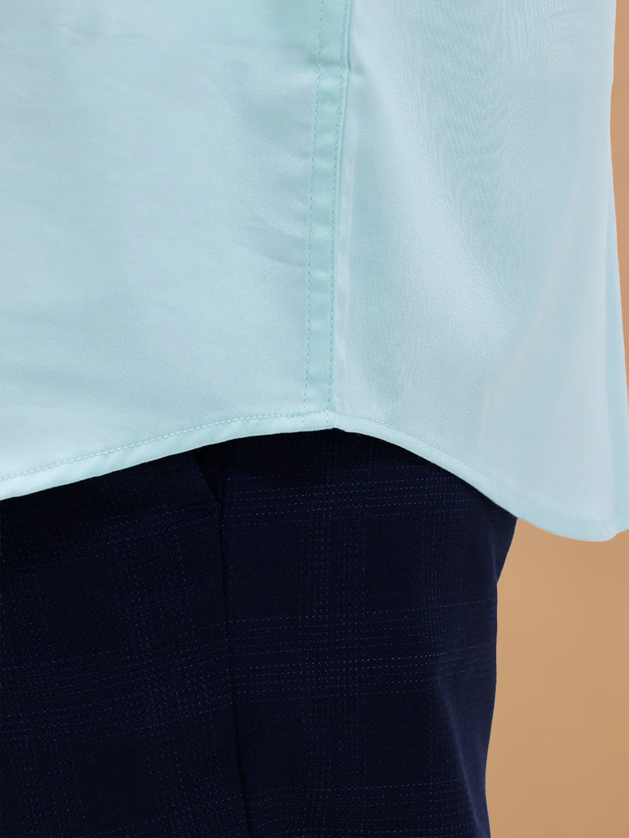 Cotton Rich Snowmint Green Regular Fit Shirt T53 ACT10
