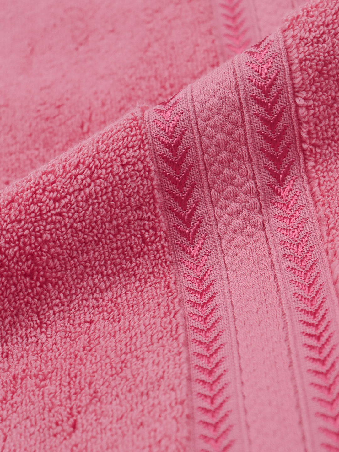 Luxury Bath Zero Twist Terry Towel Pink - 0.75m*1.50m