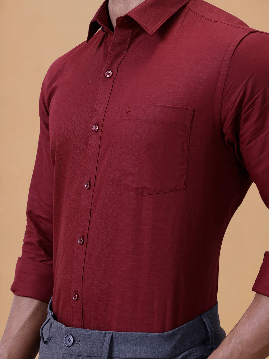 Cotton Rich DK Berry Red Regular Fit T64 ANT8