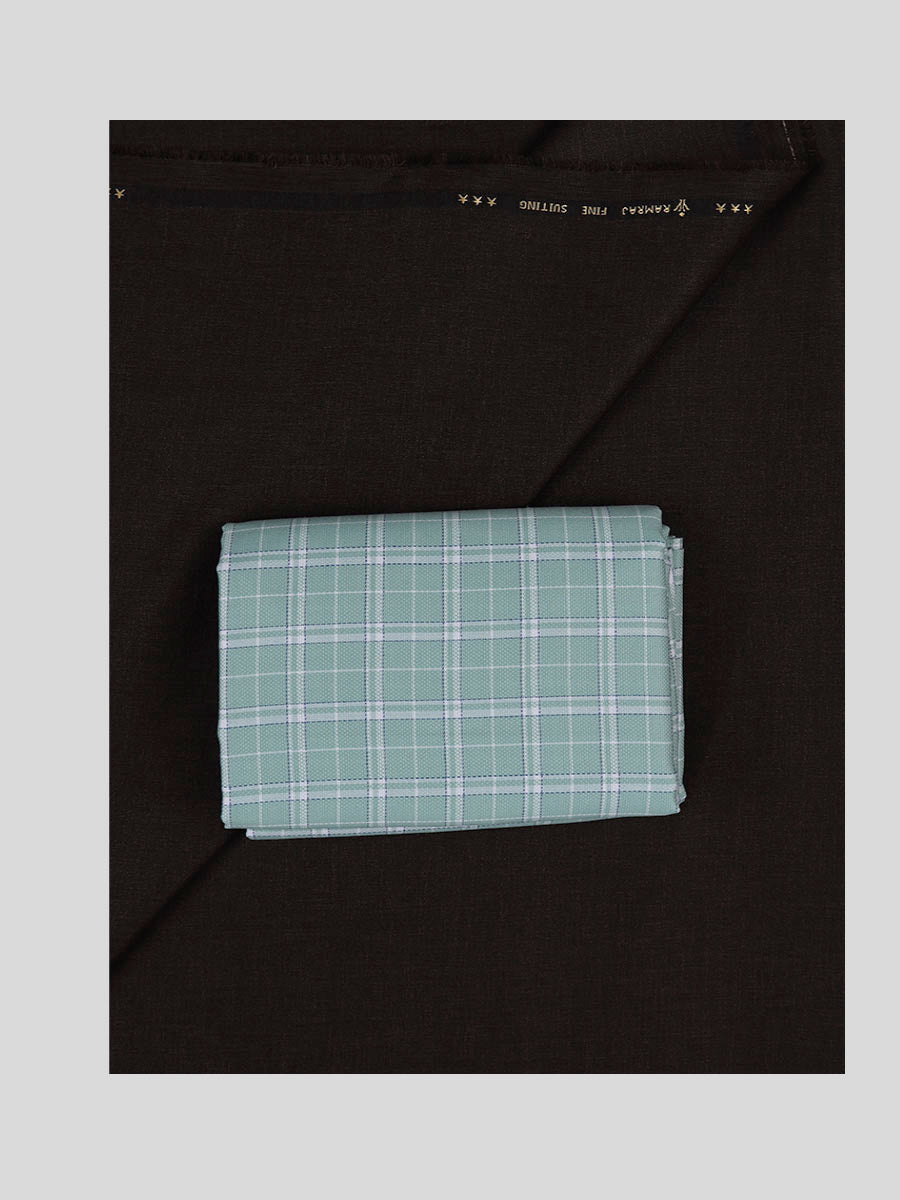 Cotton Checked Shirting & Suiting Gift Box Combo KK78-Zoom view