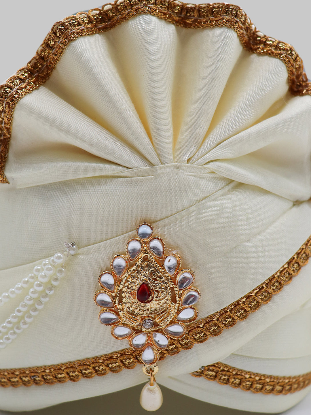 Traditional Silky Style Wedding Turban - 93