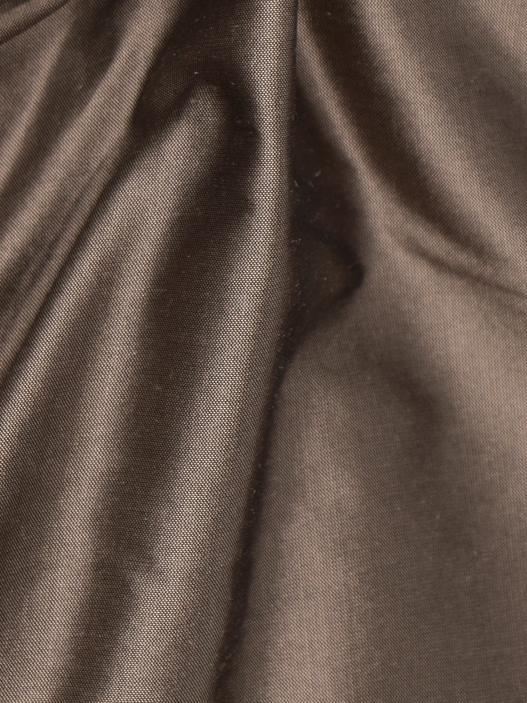 100% Pure Silk Men Shirting Fabric Brown