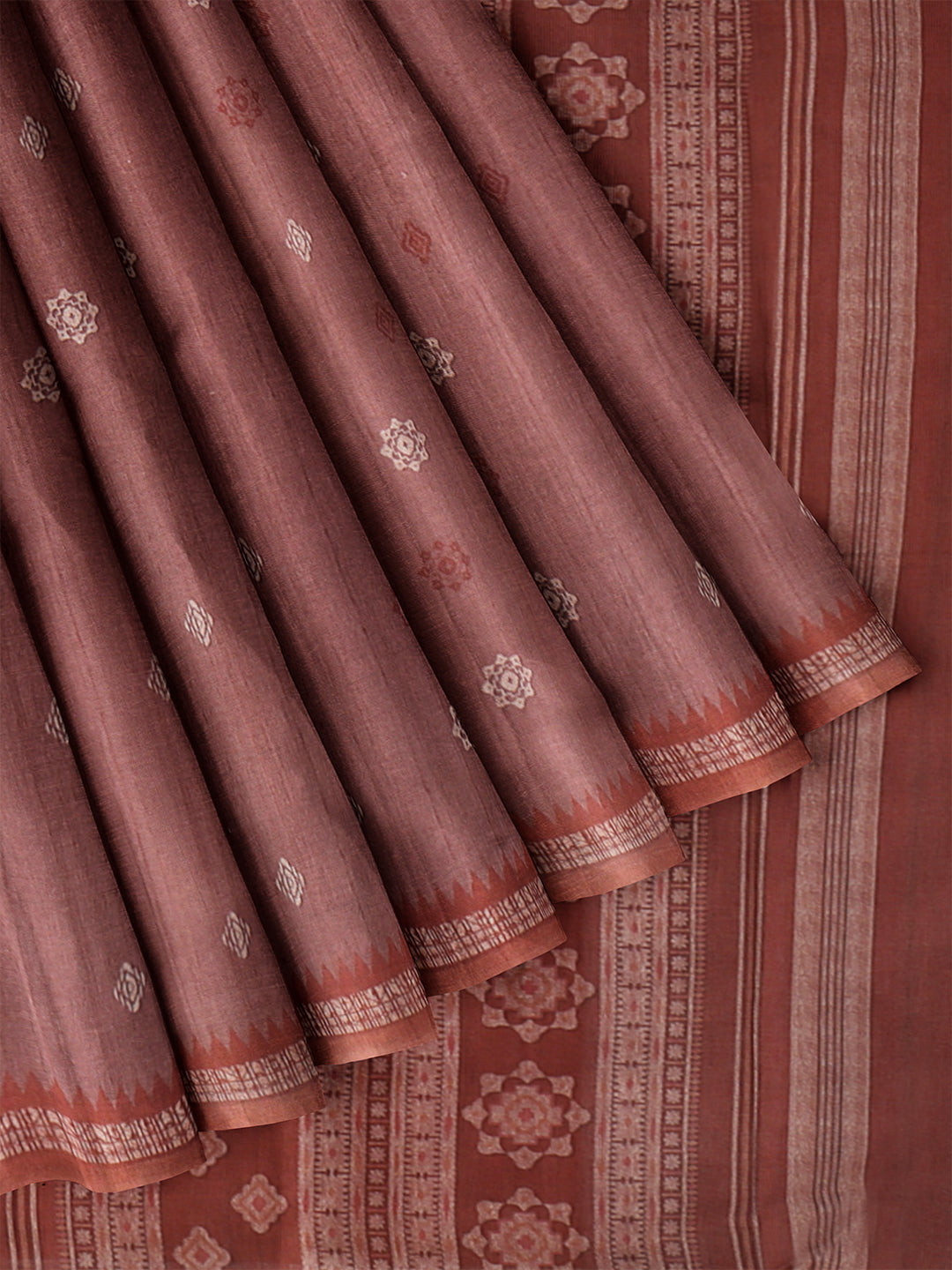 Women Desert Pink Semi Tussar Saree ST244