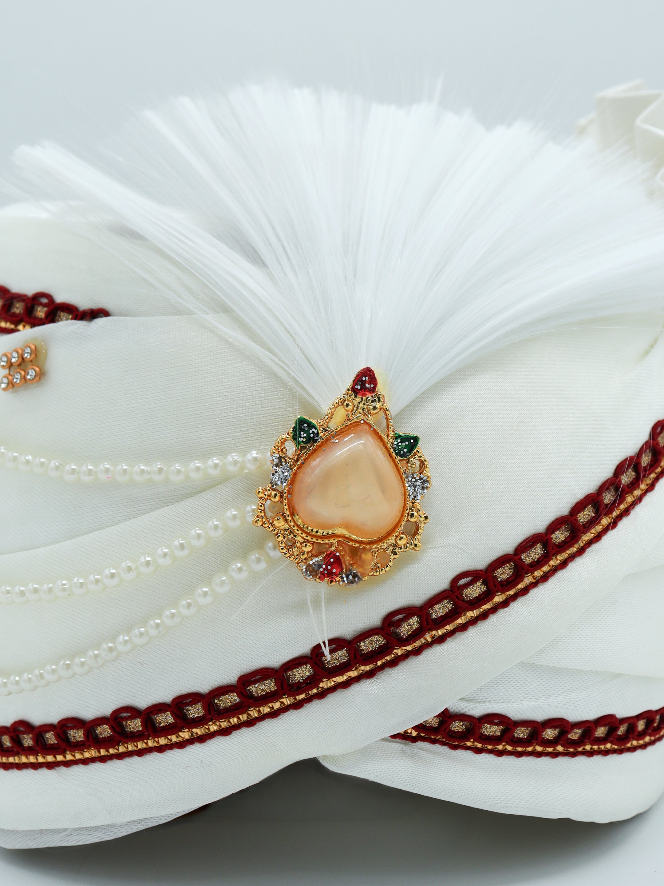 Traditional Silky Style Wedding Turban - 126