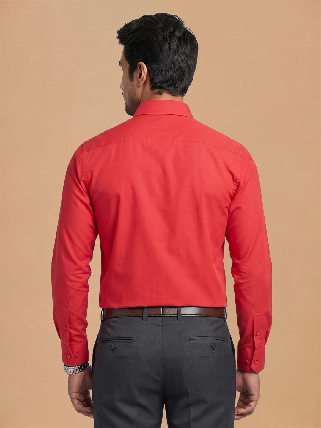 Pack of 2 | 100% Cotton Smart Fit Shirts - Red & Yellow