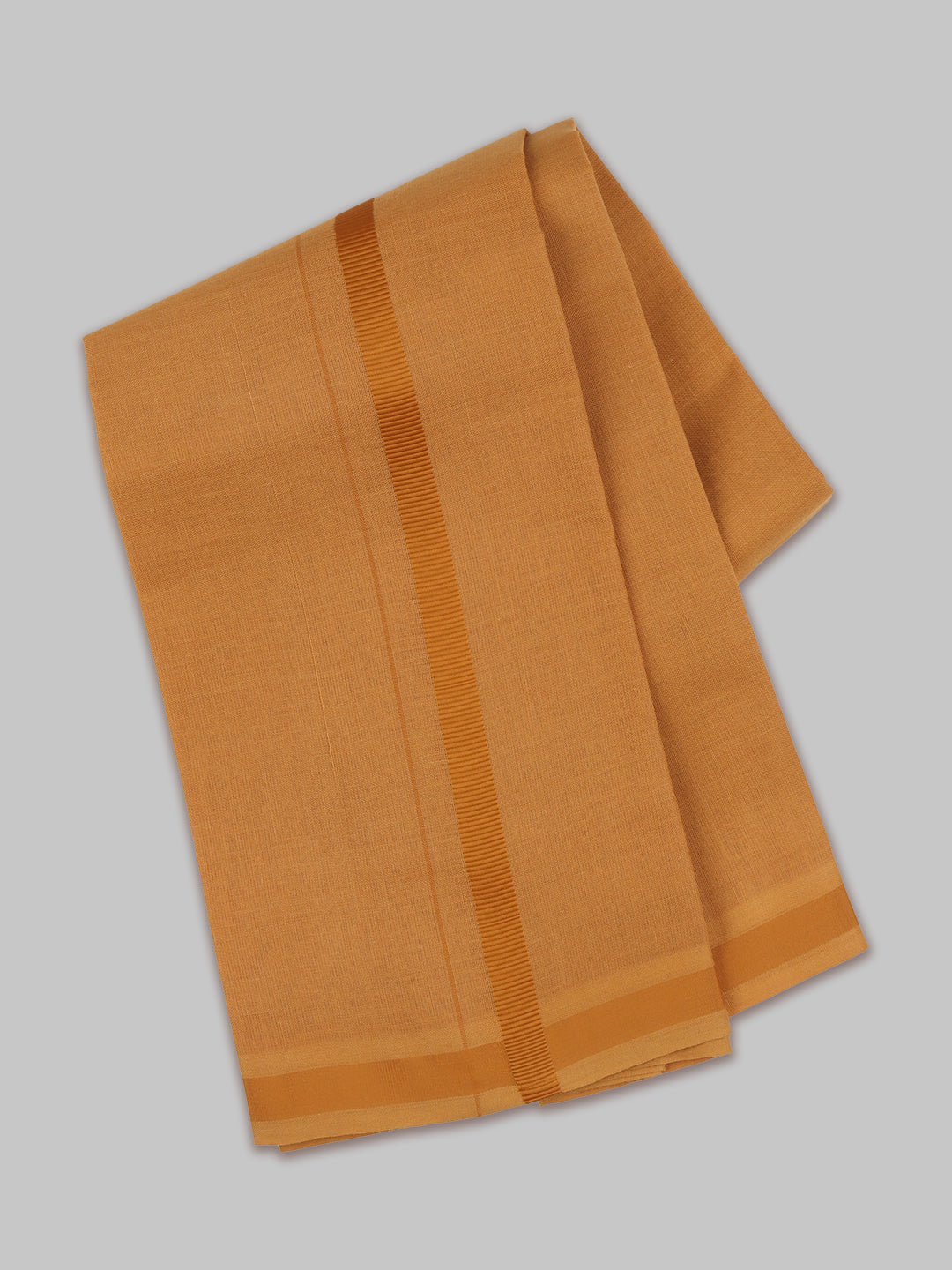Devotional Kaavi Towel with Assorted Border Poojan (Pack of 2)