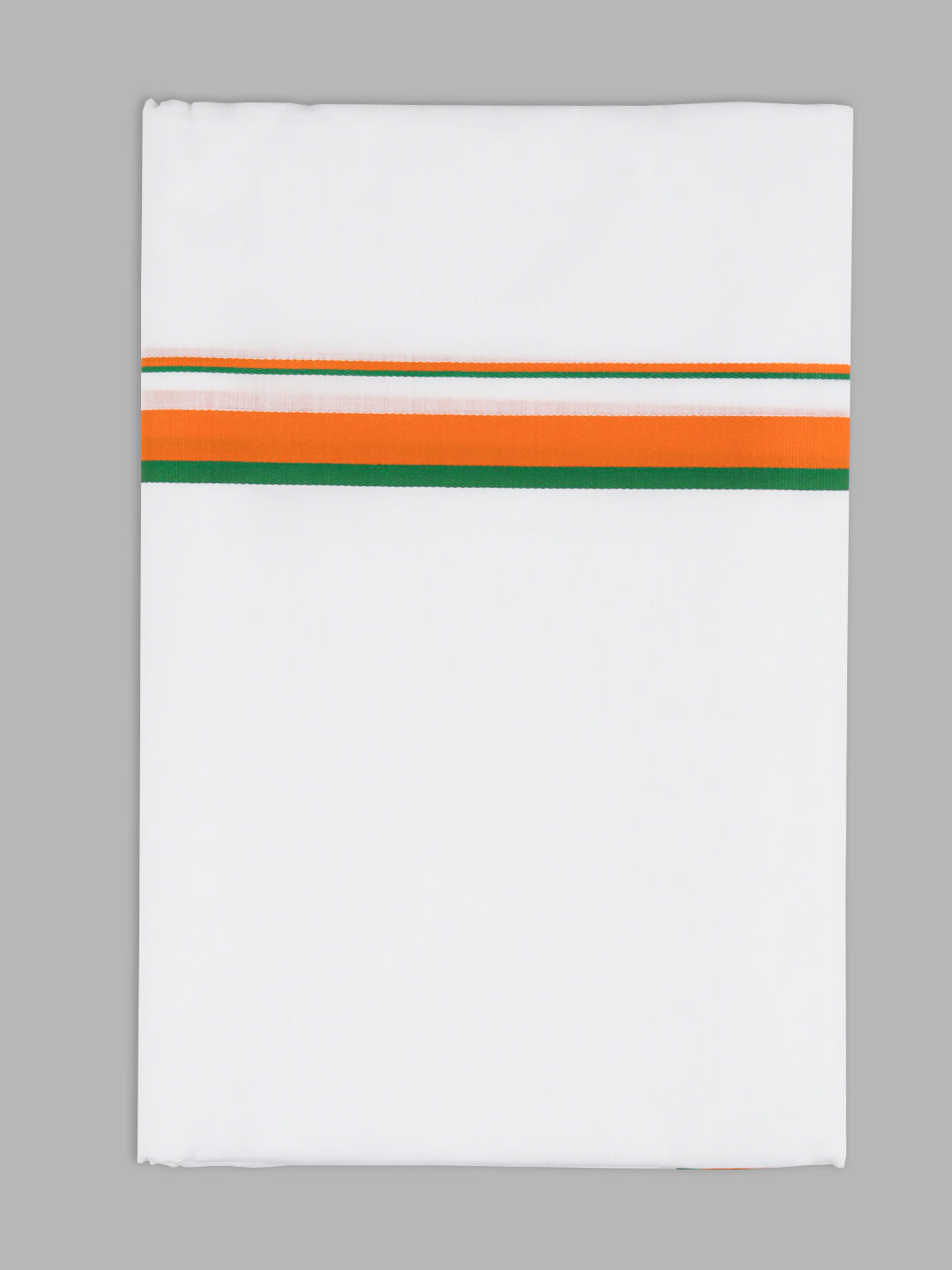 Men 100% Cotton Double Layer Political Dhoti & Towel Set BJP