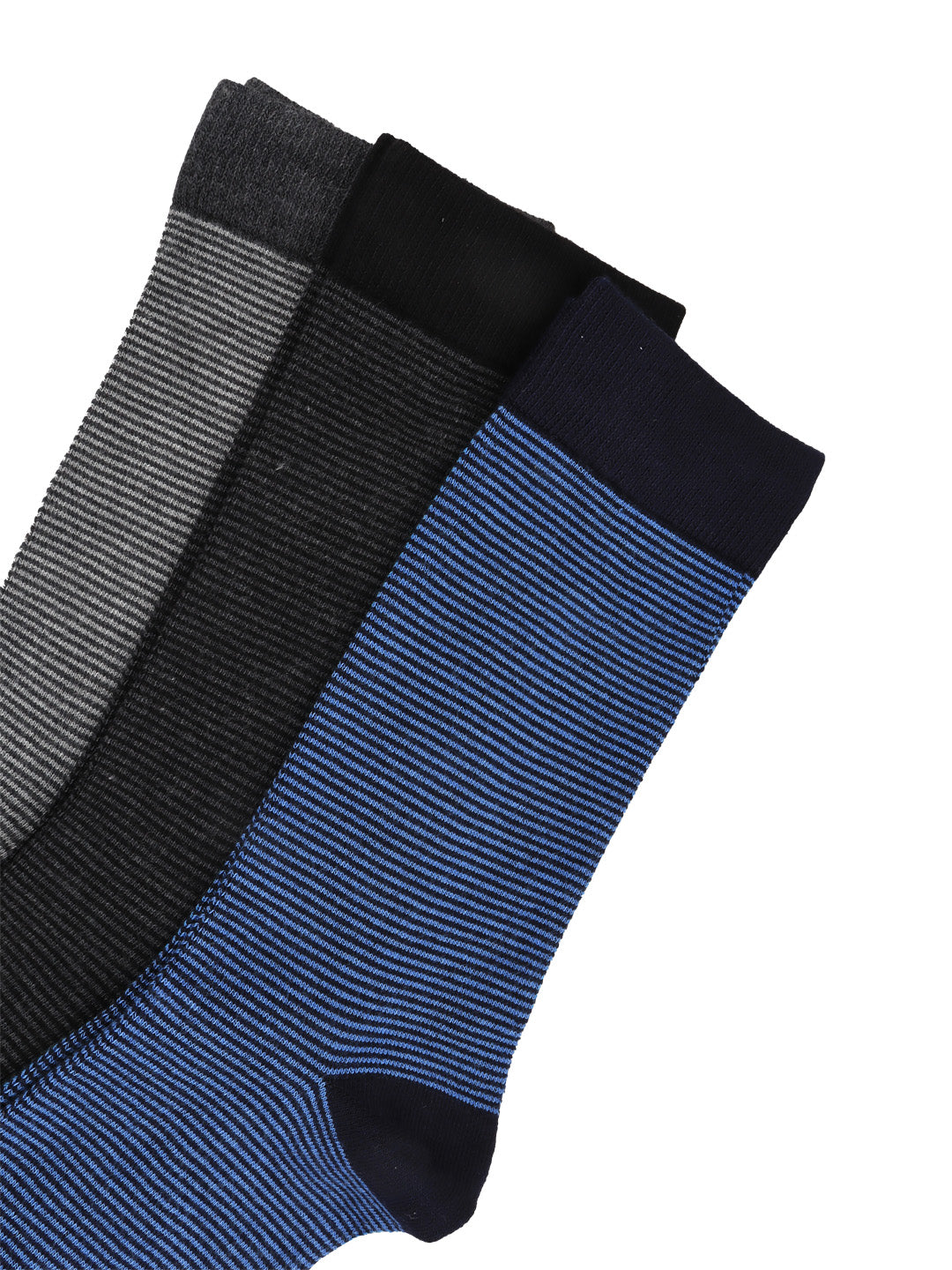 Men Assorted Formal Full Length Stripes Designed Socks FFD1
