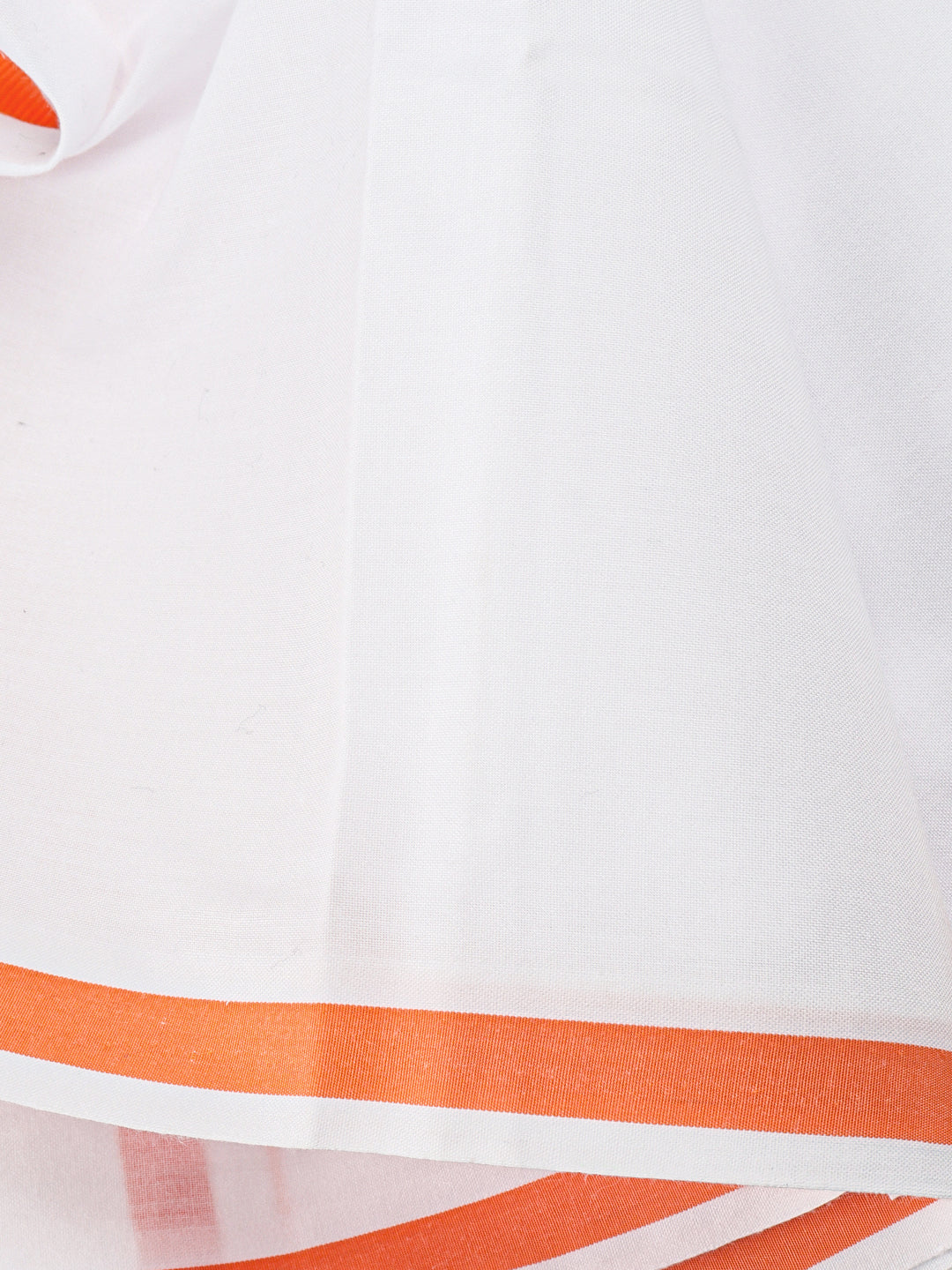 Mens Cotton Dhoti and Shirt Fabric White Leader Ship