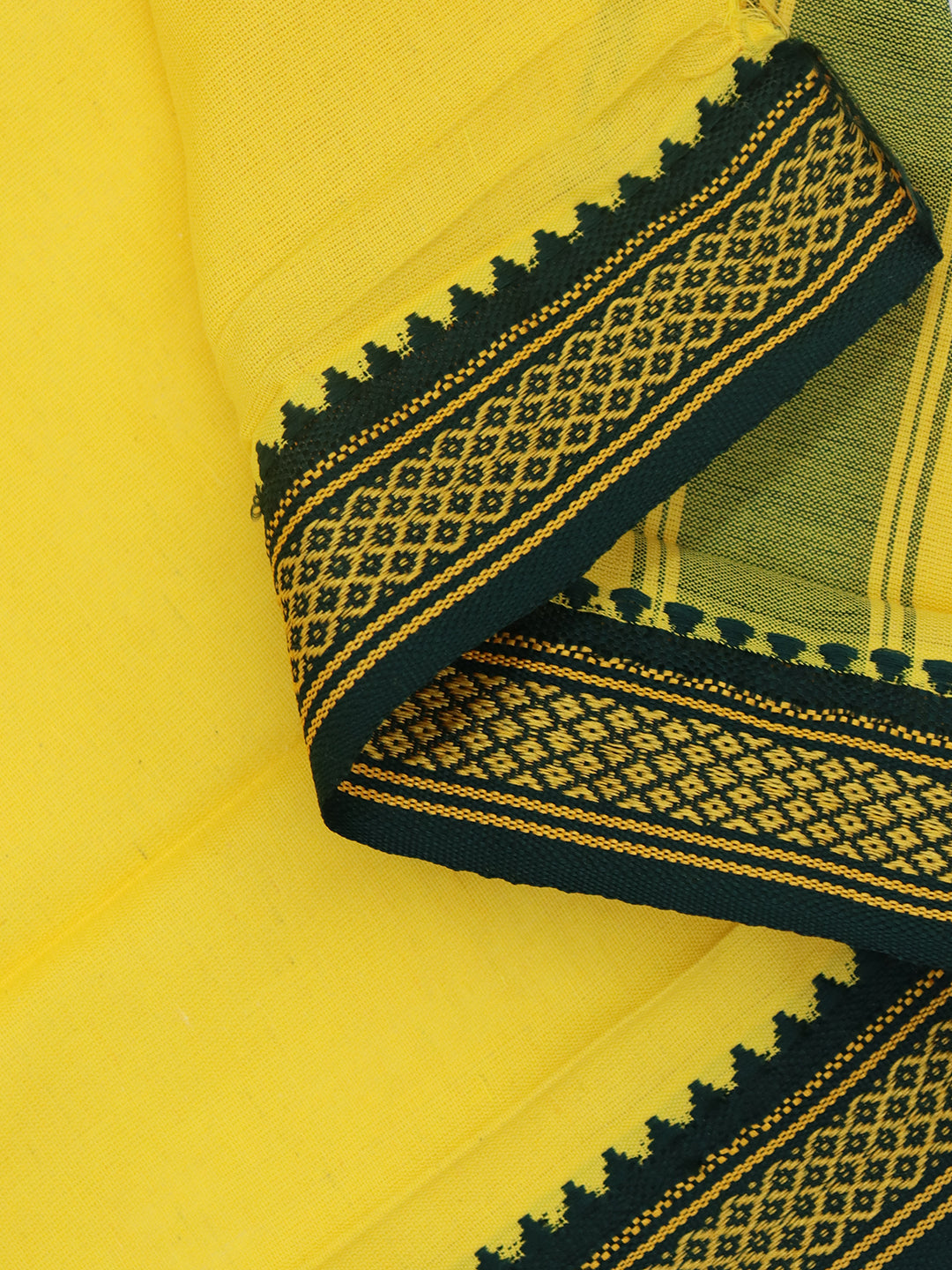 Men Angavastram Towel Vedant Yellow (Pack of 2)