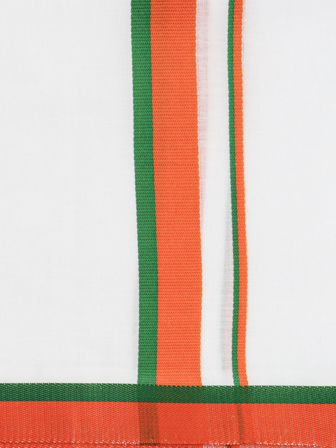 Men 100% Cotton Double Layer Political Dhoti & Towel Set BJP