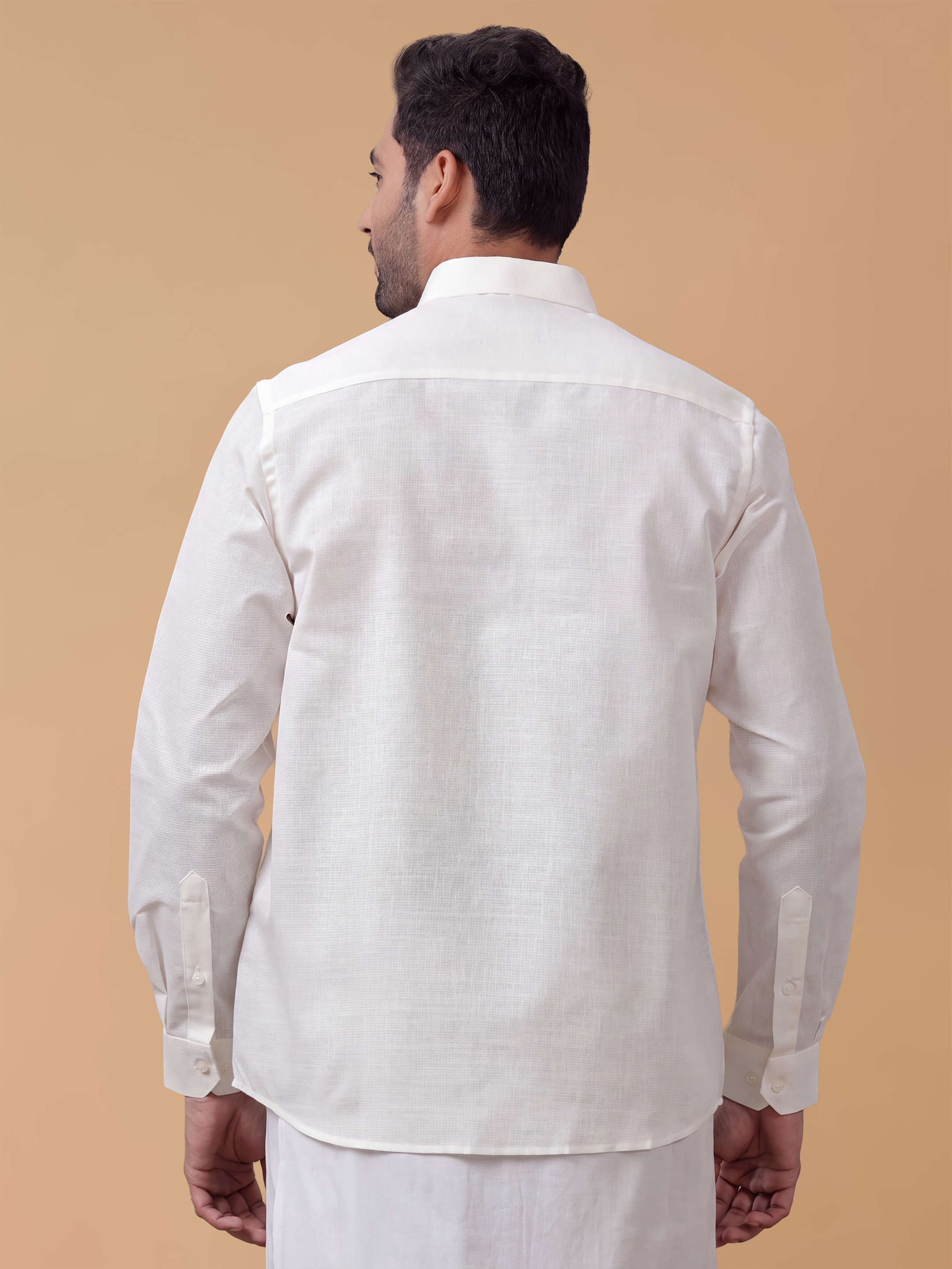 Cotton Rich Off White Regular Fit Shirt T3 CV6