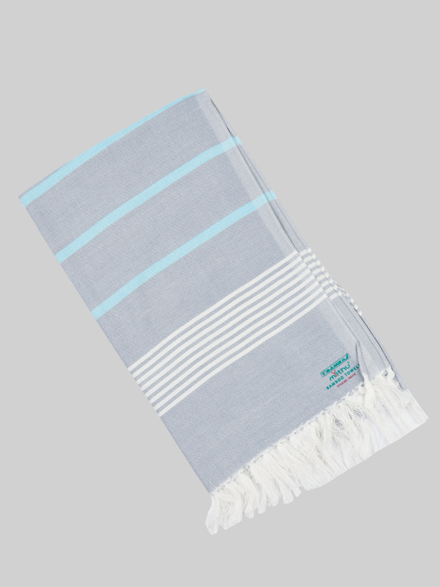 Soft & Lightweight Quick Absorbent Bamboo Assorted Colour Hand Towels (Pack of 5)