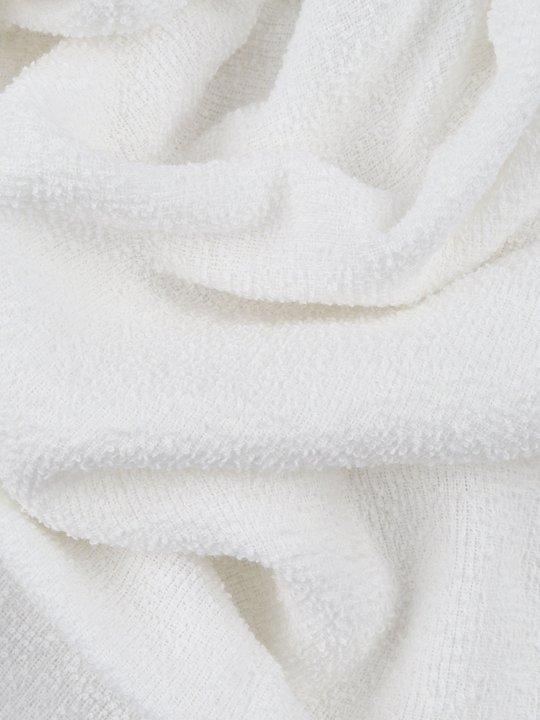 100% Cotton Terry Bath Towel White with low GSM
