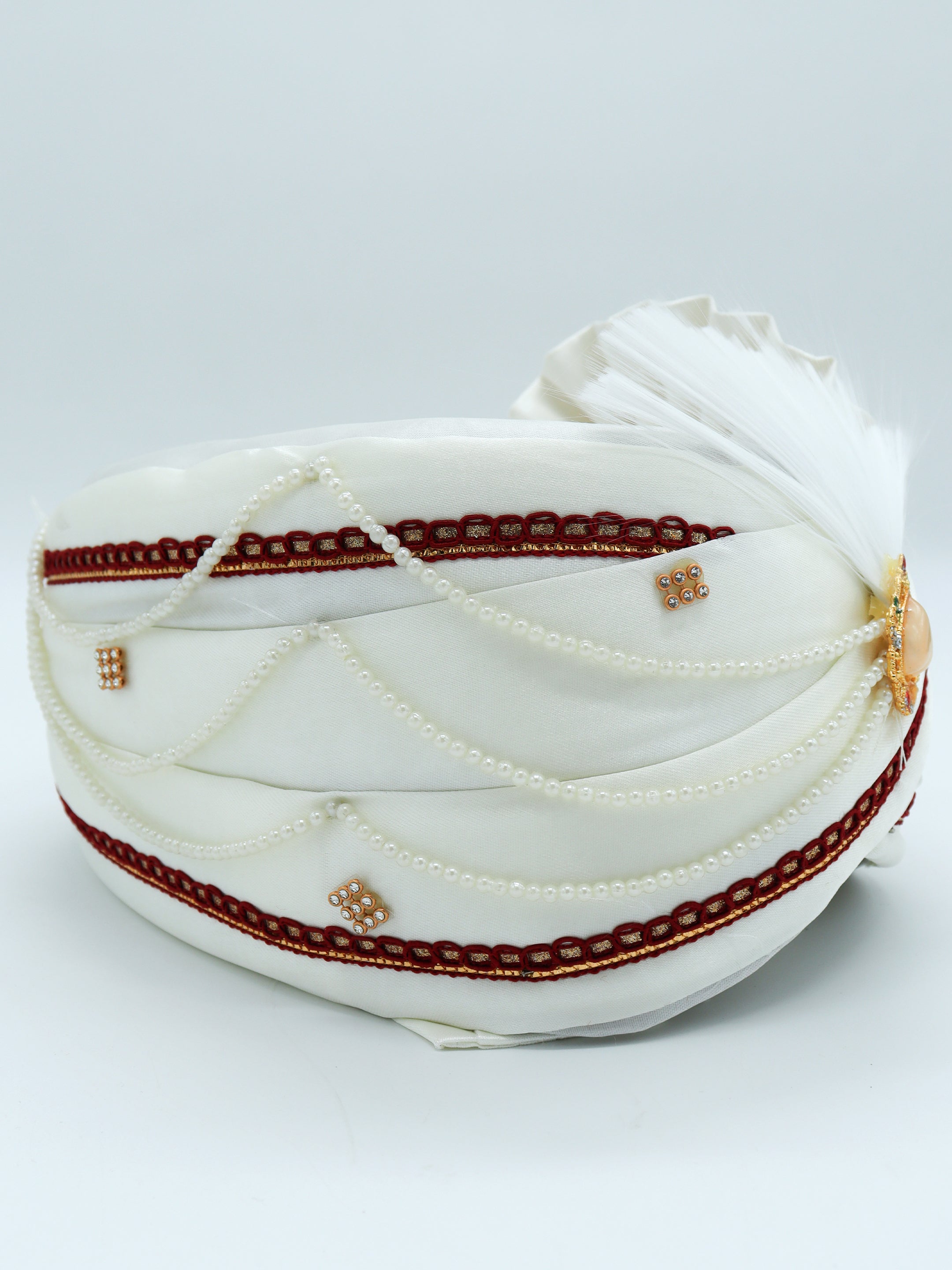 Traditional Silky Style Wedding Turban - 126