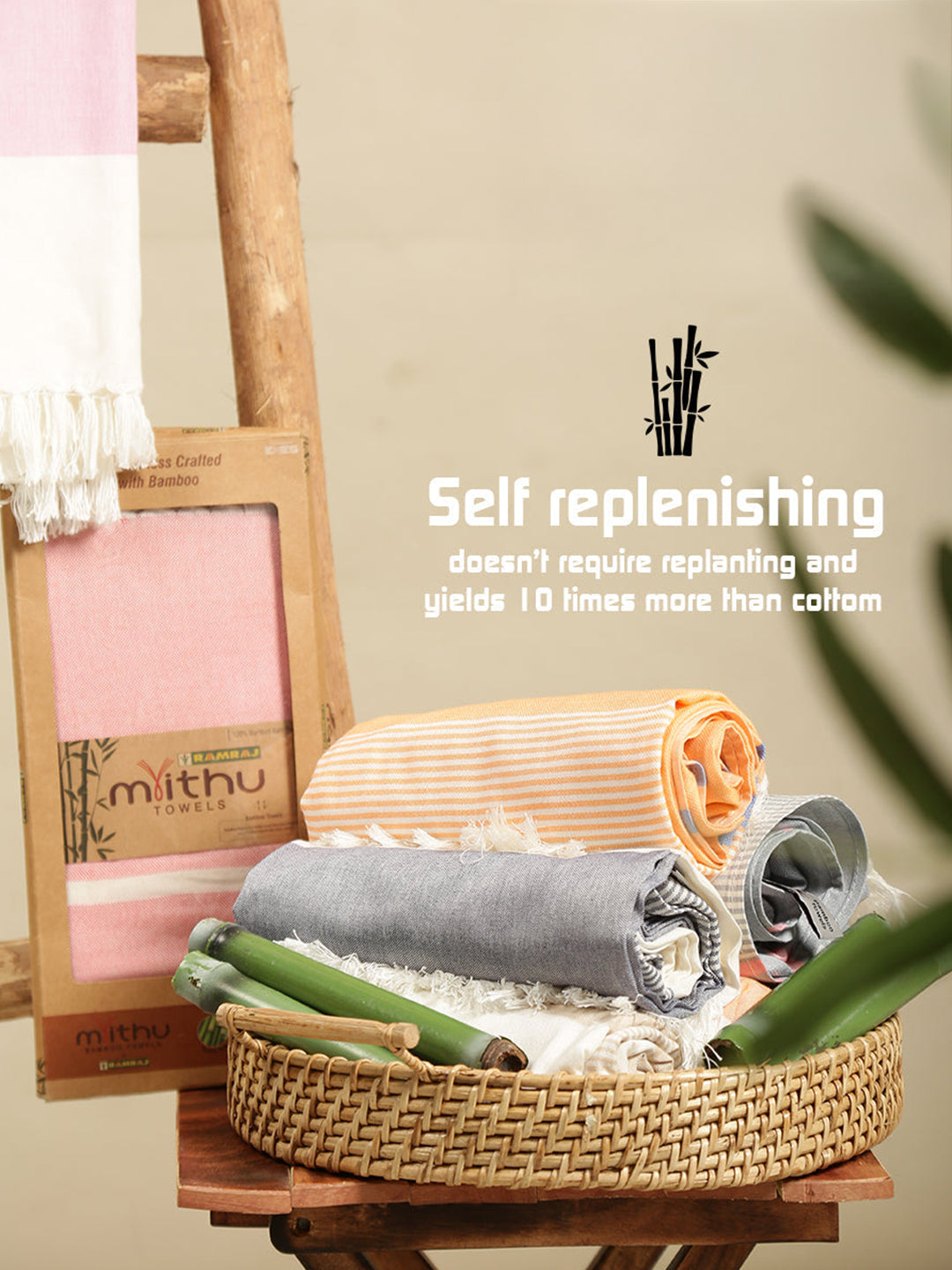 Ultra Soft & Quick Absorbent Bamboo Assorted Colours Bath Towel (Size 0.83m X 1.6m)