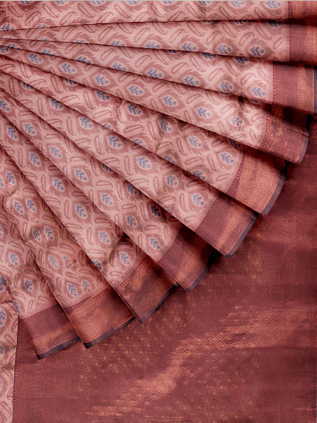 Women Maroon Art Silk Printed Saree ASS52