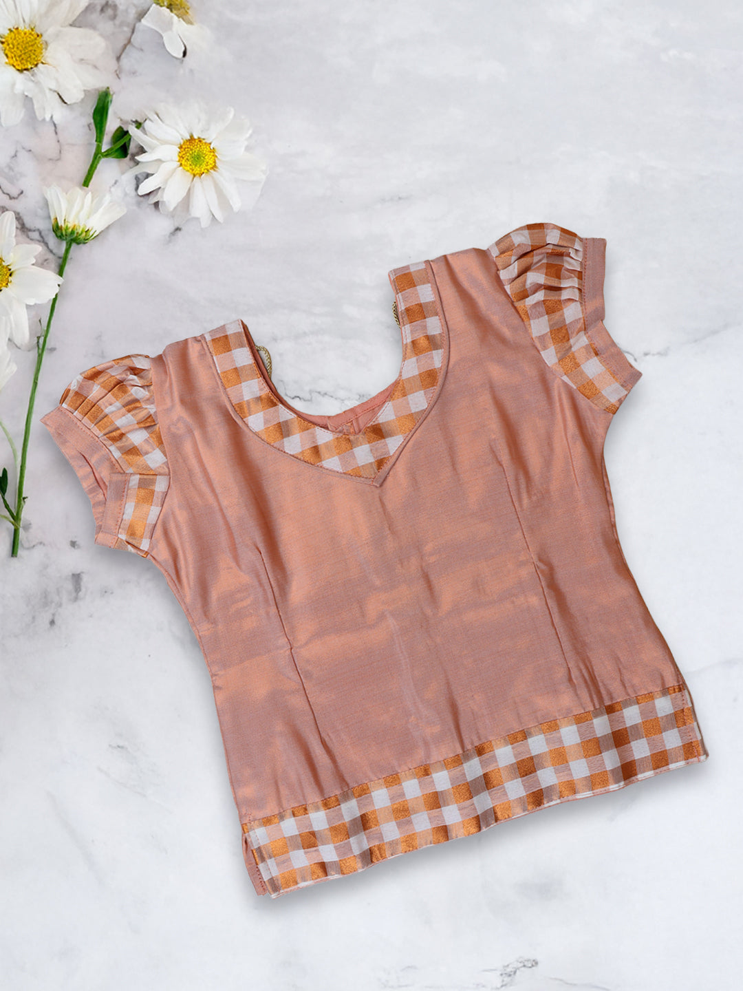 Girls Traditional Tissue Skirt Set Copper GPS18