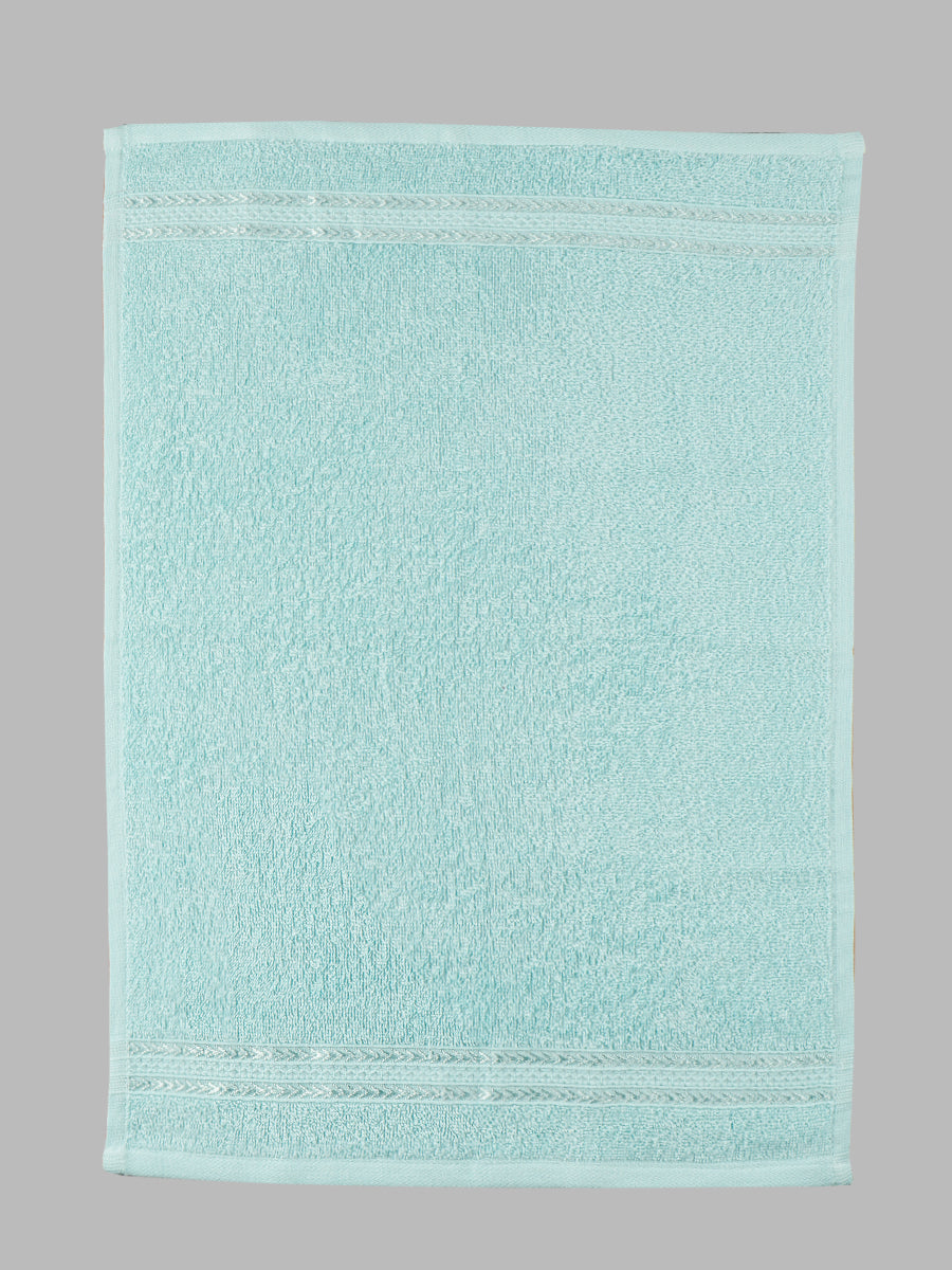 Premium Soft & Absorbent Light Blue Terry Hand Towel HC9-View two