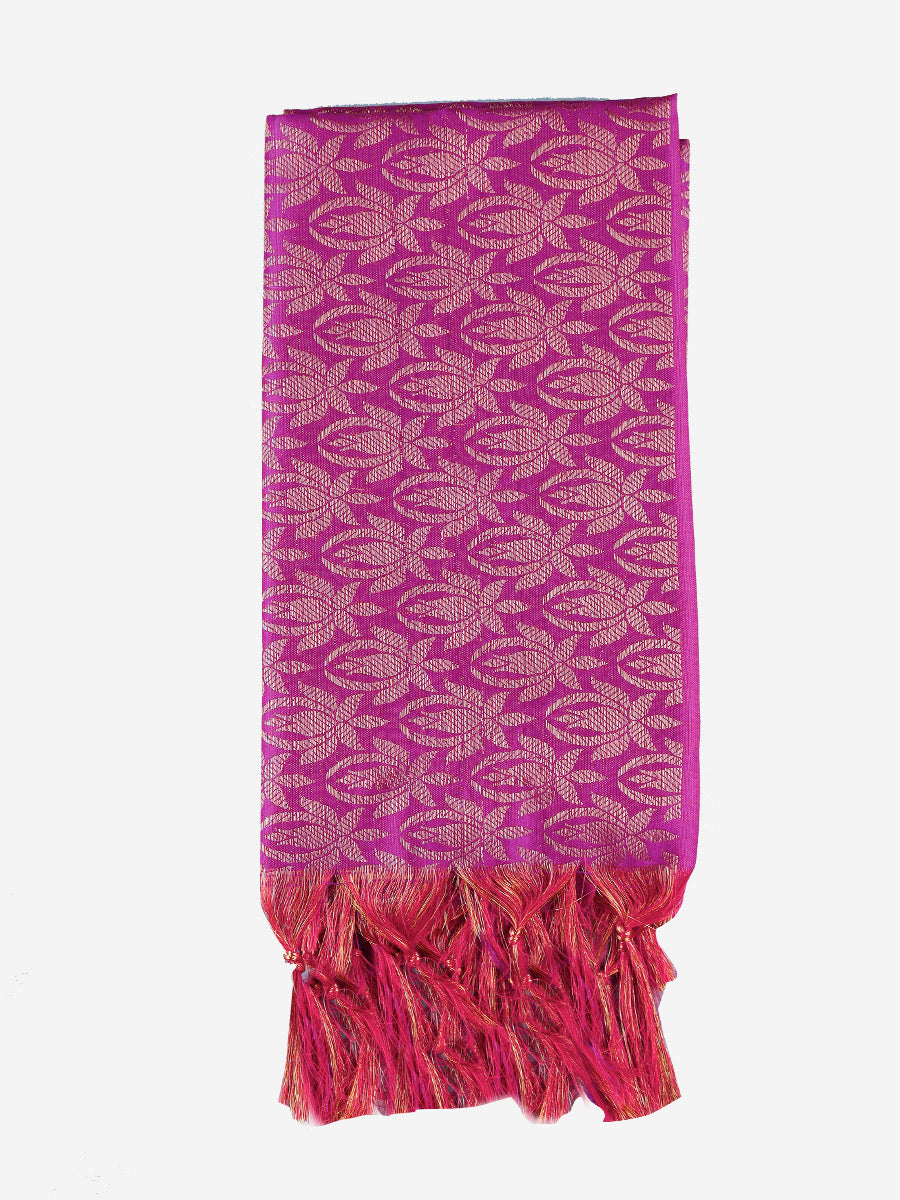 Jari Shawl/Ponnadai 213-Purple